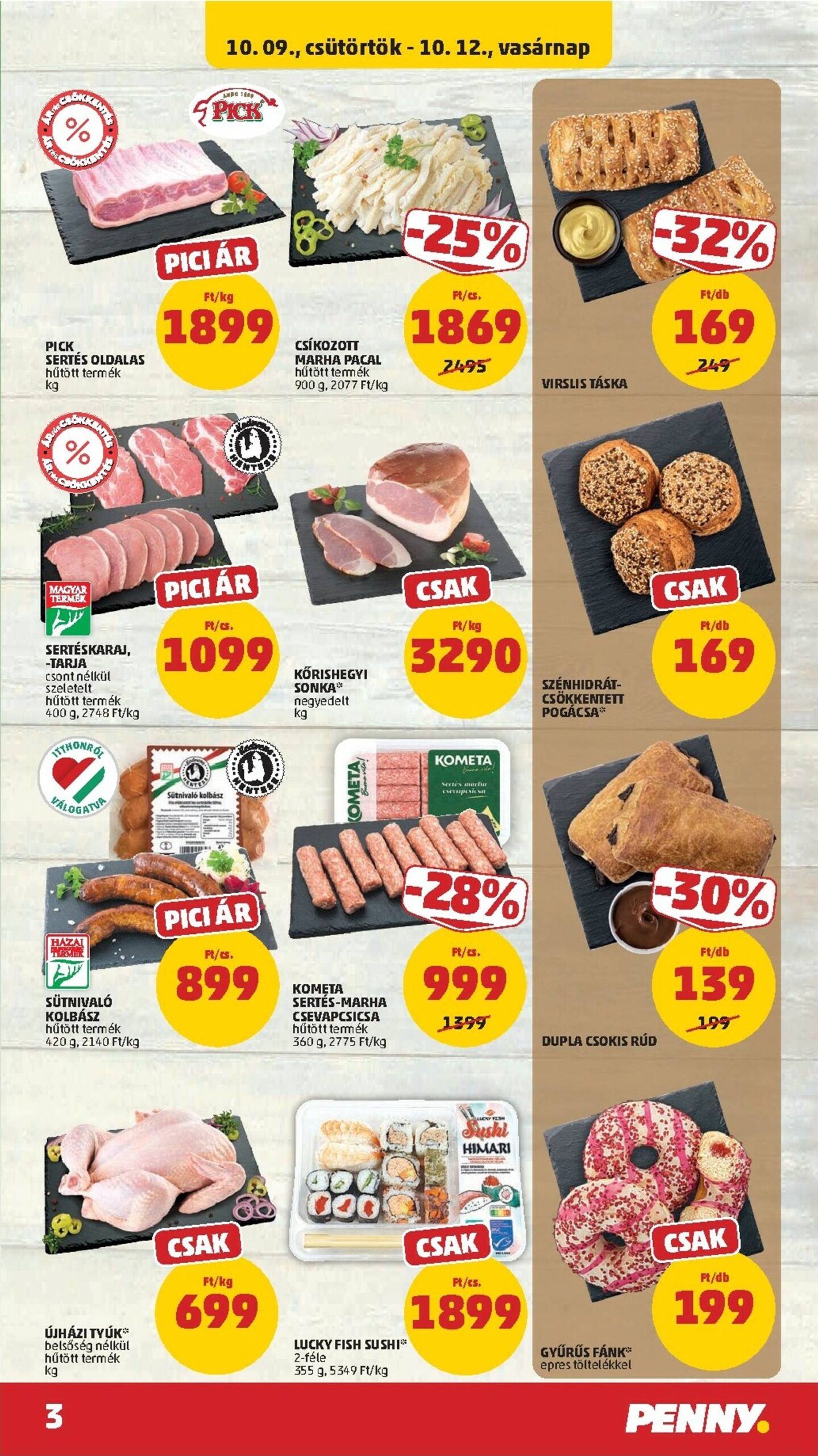 Page 3 of Aktuálny penny-madarsko leták platný od štvrtka 09.10 do 15.10