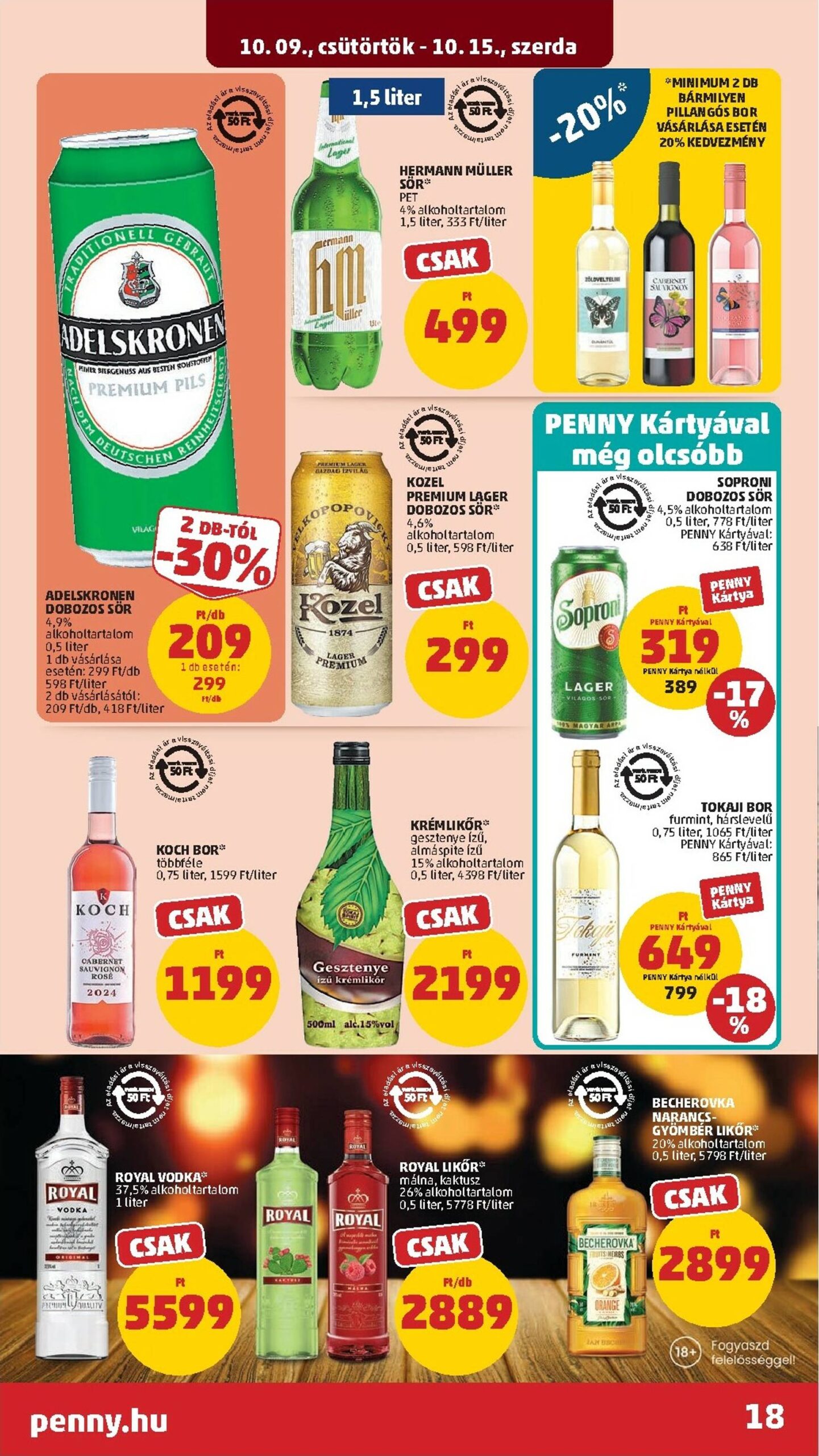 Page 22 of Aktuálny penny-madarsko leták platný od štvrtka 09.10 do 15.10