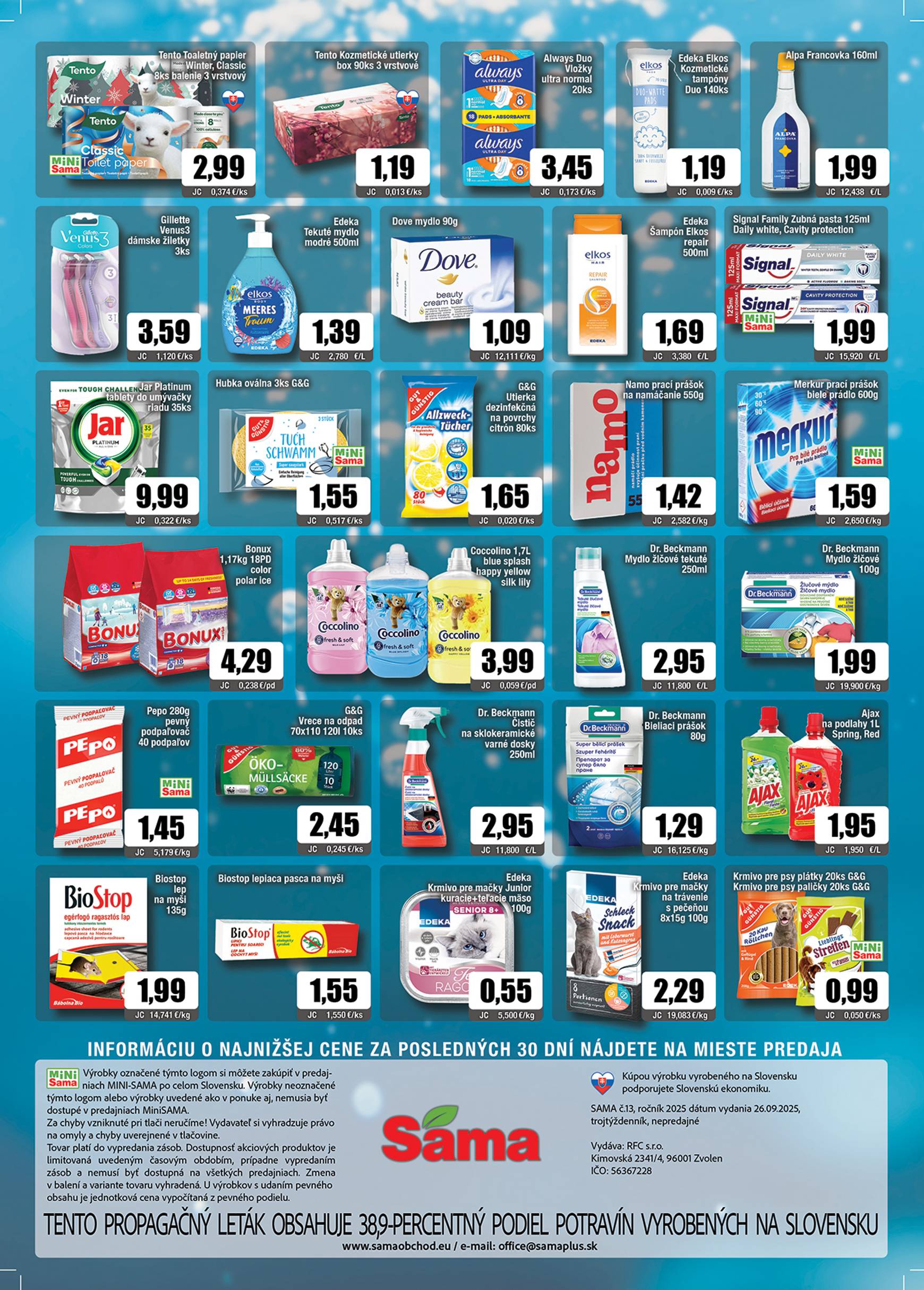 Page 12 of Aktuálny sama leták platný od piatka 03.10 do 21.10