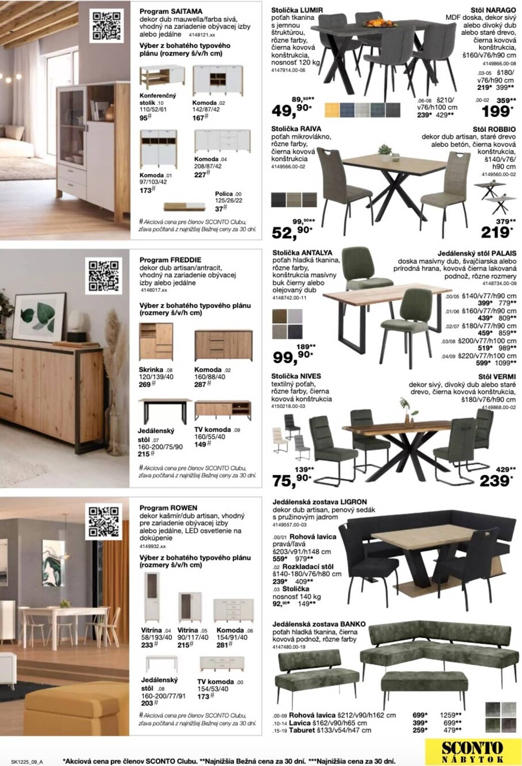 Page 9 of Aktuálny sconto-nabytok leták platný od stredy 24.09 do 14.10