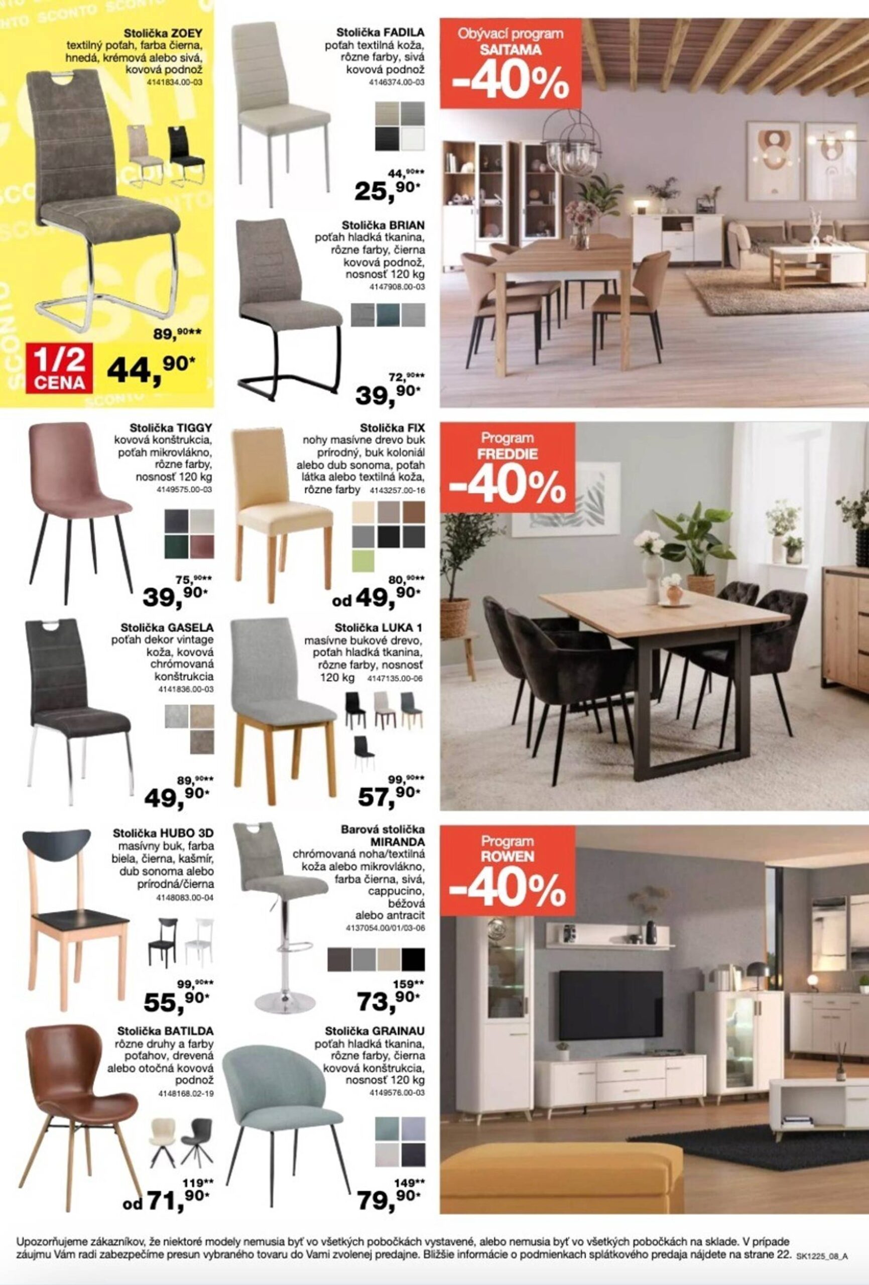 Page 8 of Aktuálny sconto-nabytok leták platný od stredy 24.09 do 14.10