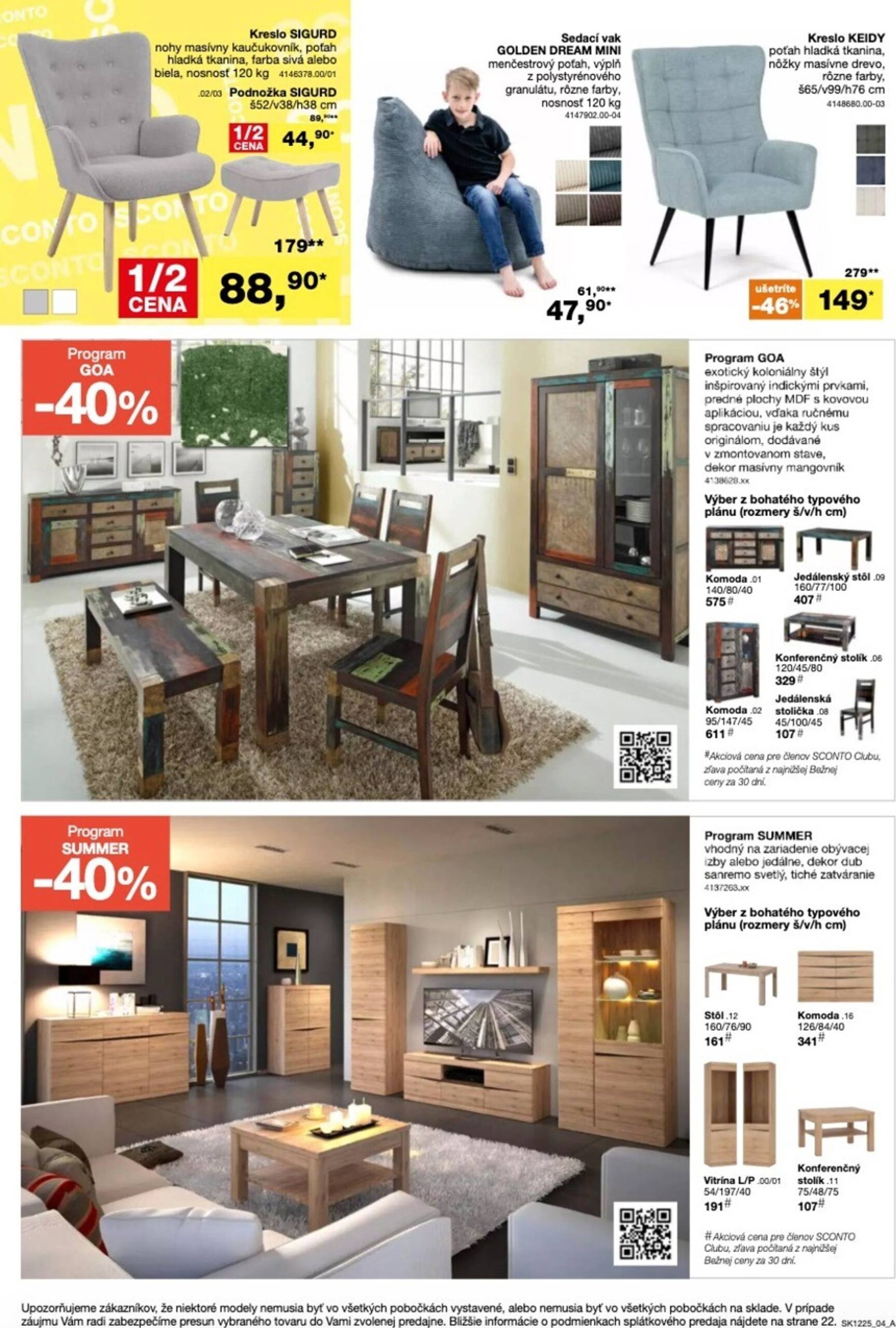 Page 4 of Aktuálny sconto-nabytok leták platný od stredy 24.09 do 14.10