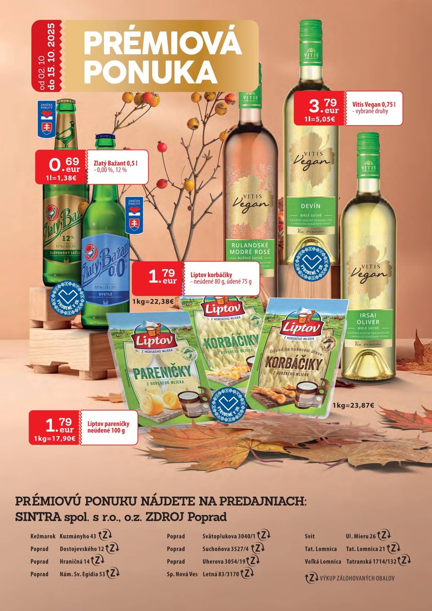 Page 29 of Aktuálny sintra leták platný od štvrtka 02.10 do 15.10