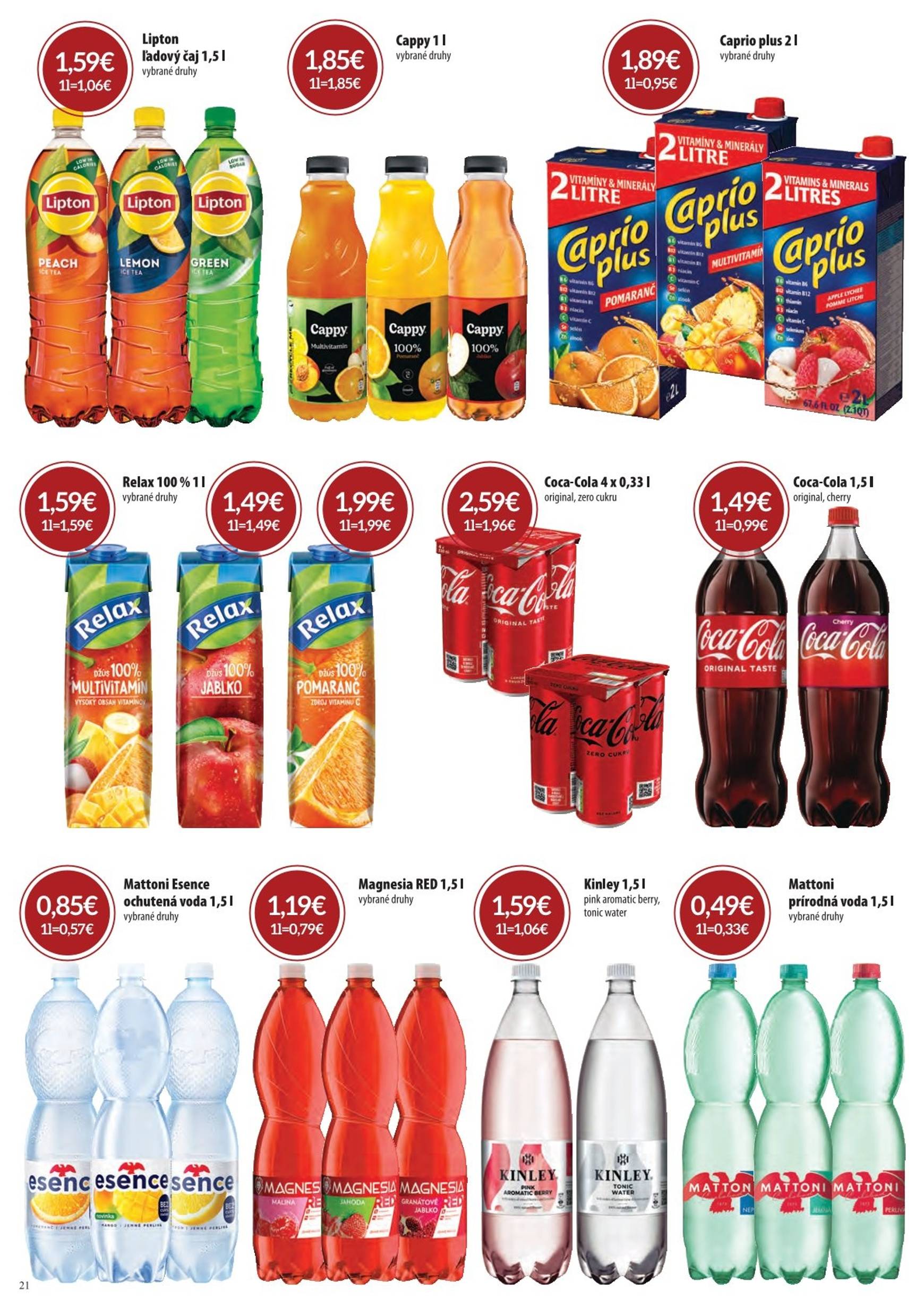 Page 21 of Aktuálny sintra leták platný od štvrtka 02.10 do 15.10