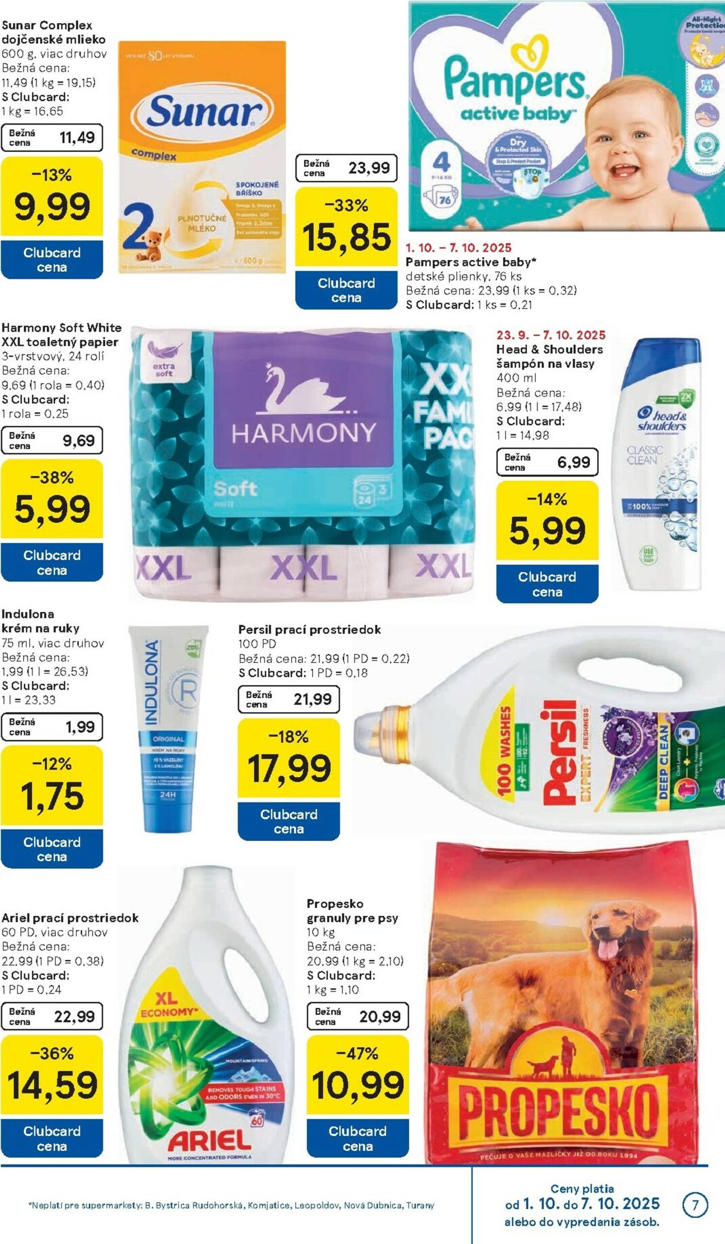 Page 7 of Aktuálny tesco leták platný od stredy 01.10 do 07.10