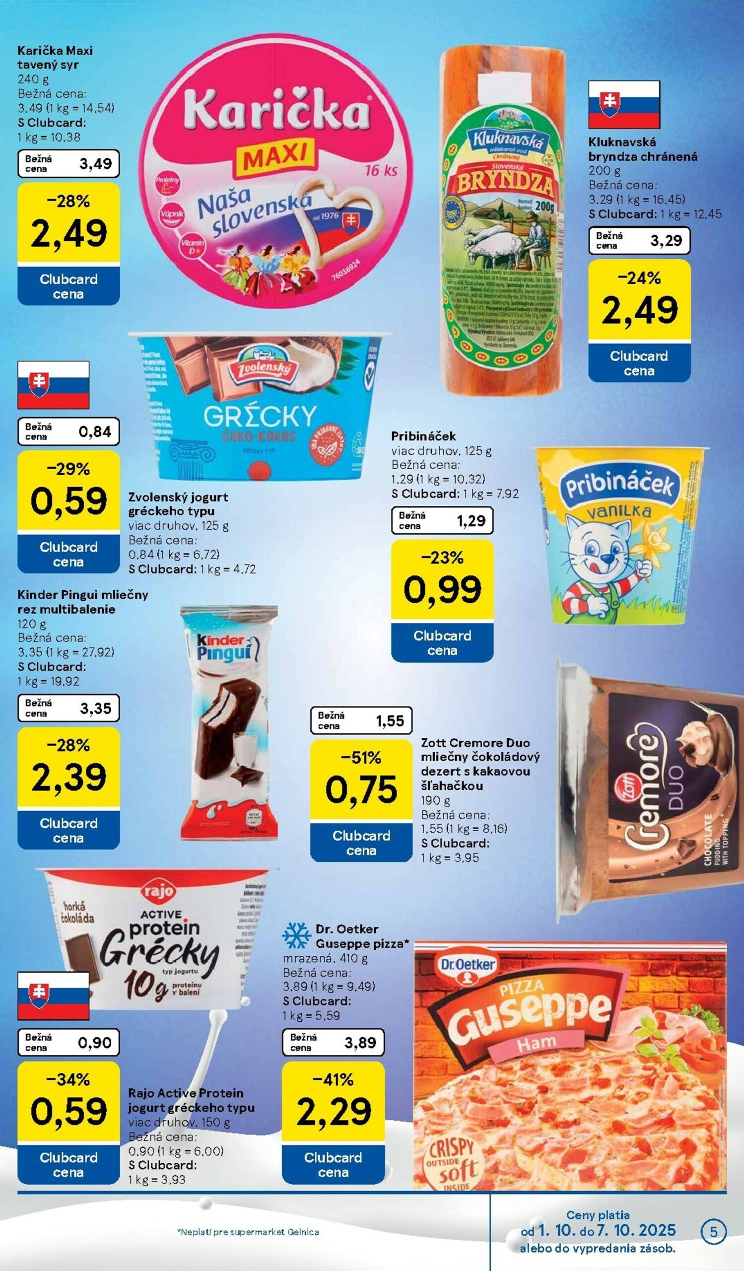 Page 5 of Aktuálny tesco leták platný od stredy 01.10 do 07.10
