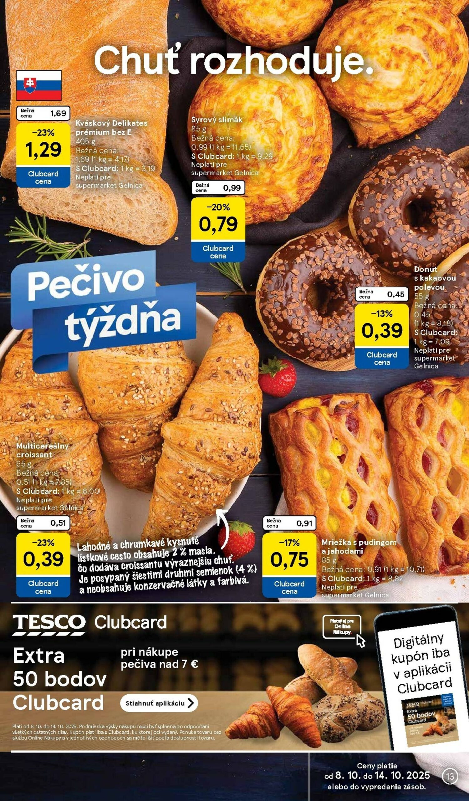 Page 13 of Aktuálny tesco leták platný od stredy 08.10 do 14.10