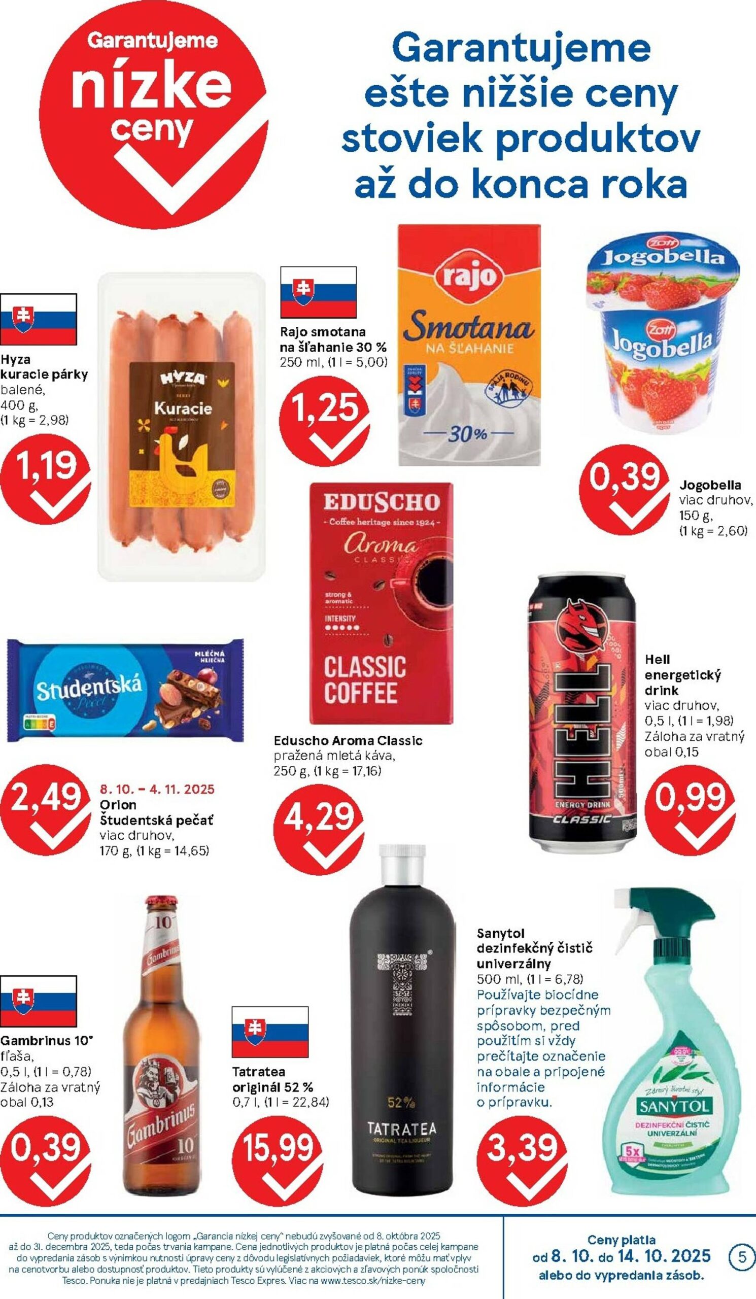 Page 5 of Aktuálny tesco leták platný od stredy 08.10 do 14.10