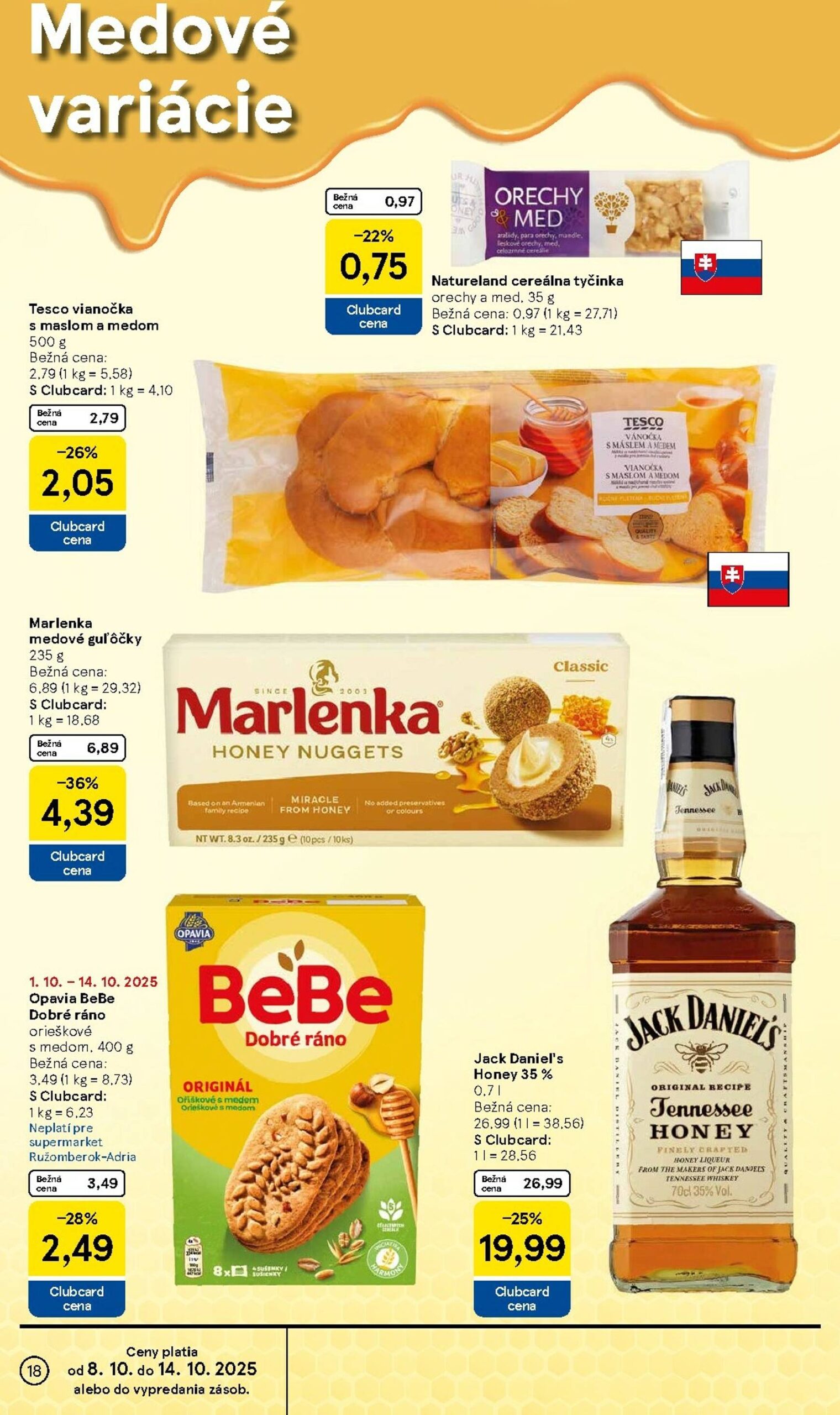 Page 18 of Aktuálny tesco leták platný od stredy 08.10 do 14.10