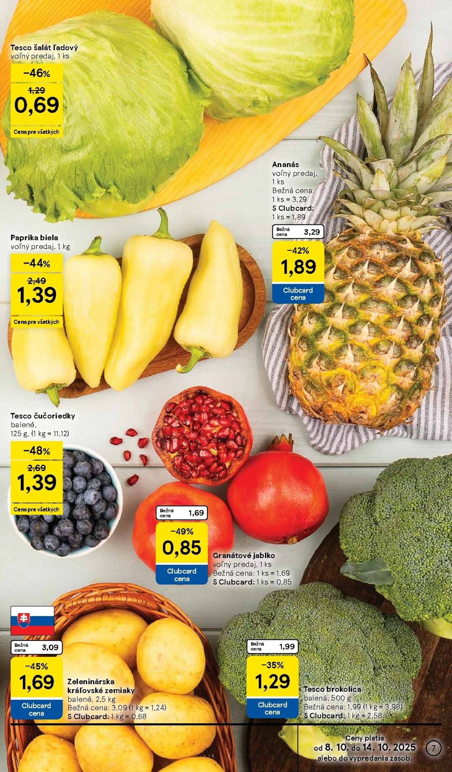 Page 7 of Aktuálny tesco leták platný od stredy 08.10 do 14.10