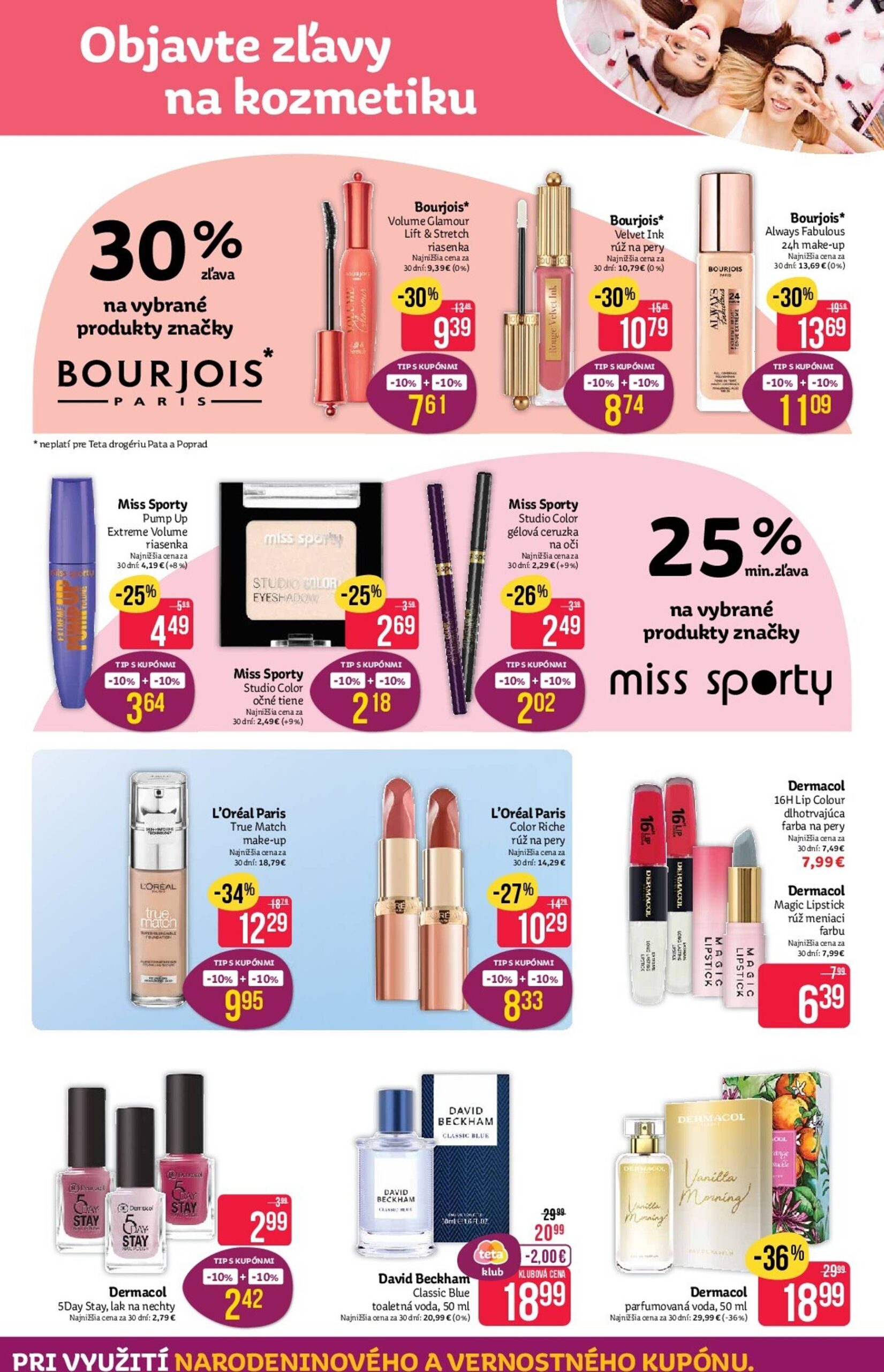 Page 3 of Aktuálny teta-drogerie leták platný od pondelka 29.09 do 08.10