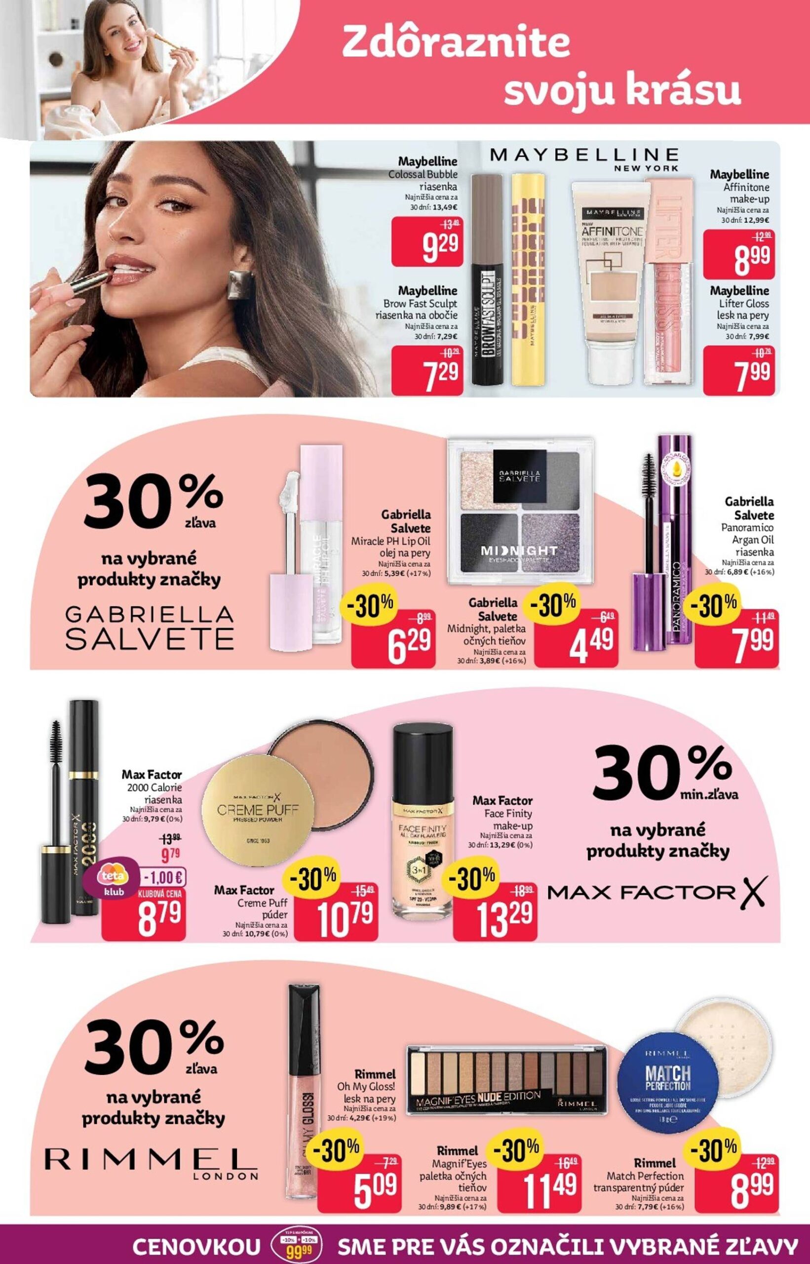 Page 2 of Aktuálny teta-drogerie leták platný od pondelka 29.09 do 08.10