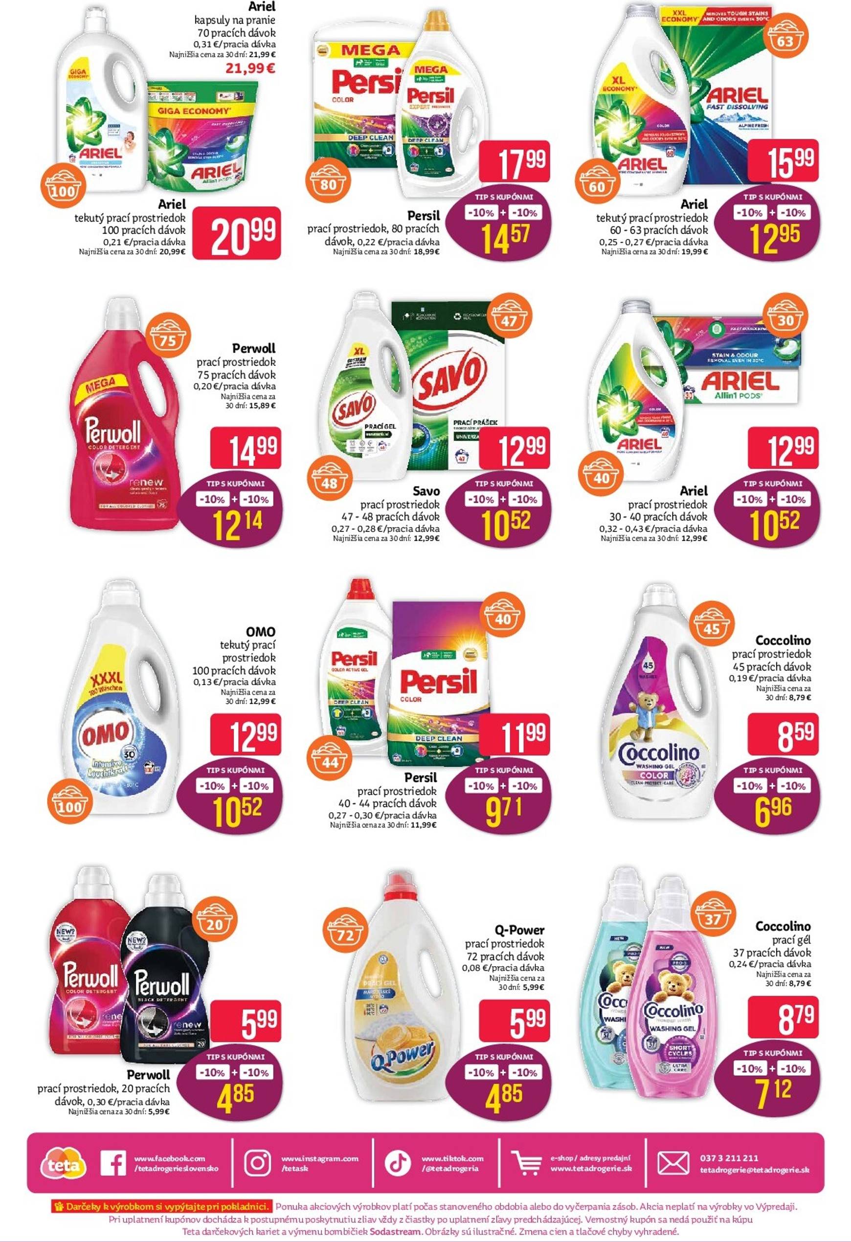 Page 16 of Aktuálny teta-drogerie leták platný od pondelka 29.09 do 08.10
