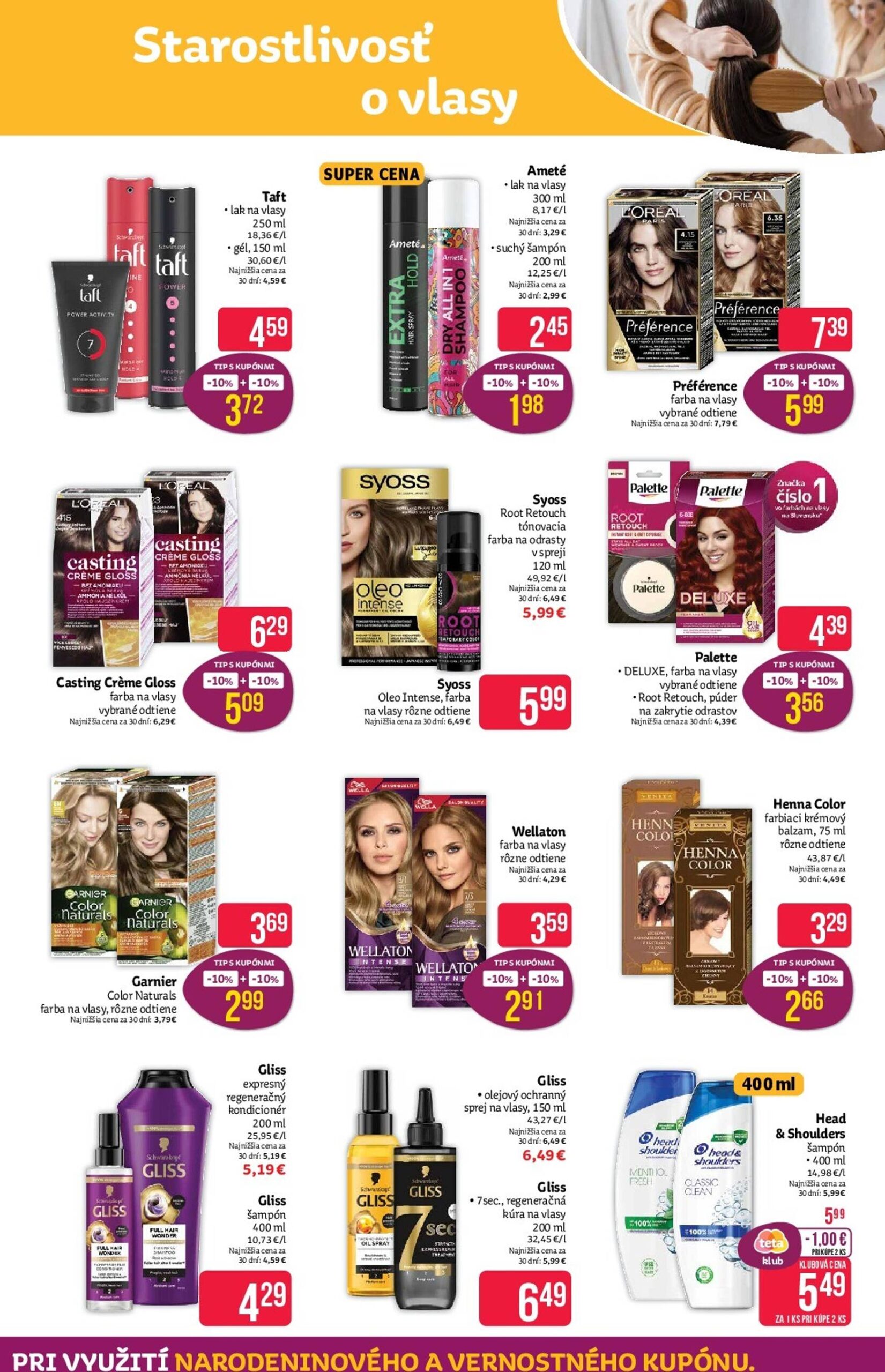 Page 7 of Aktuálny teta-drogerie leták platný od pondelka 29.09 do 08.10