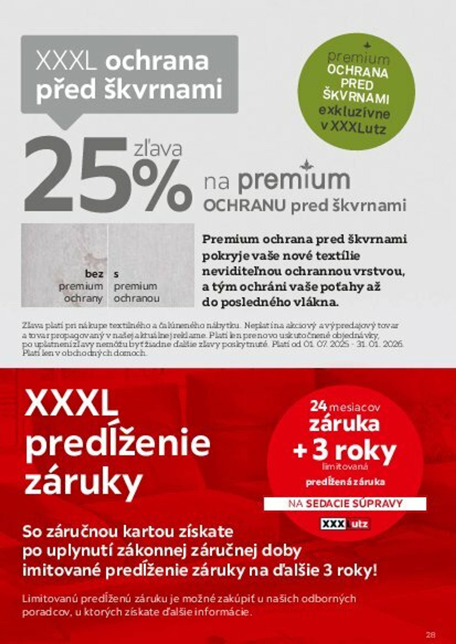 Page 28 of Aktuálny xxxlutz leták platný od soboty 01.08 do 31.01