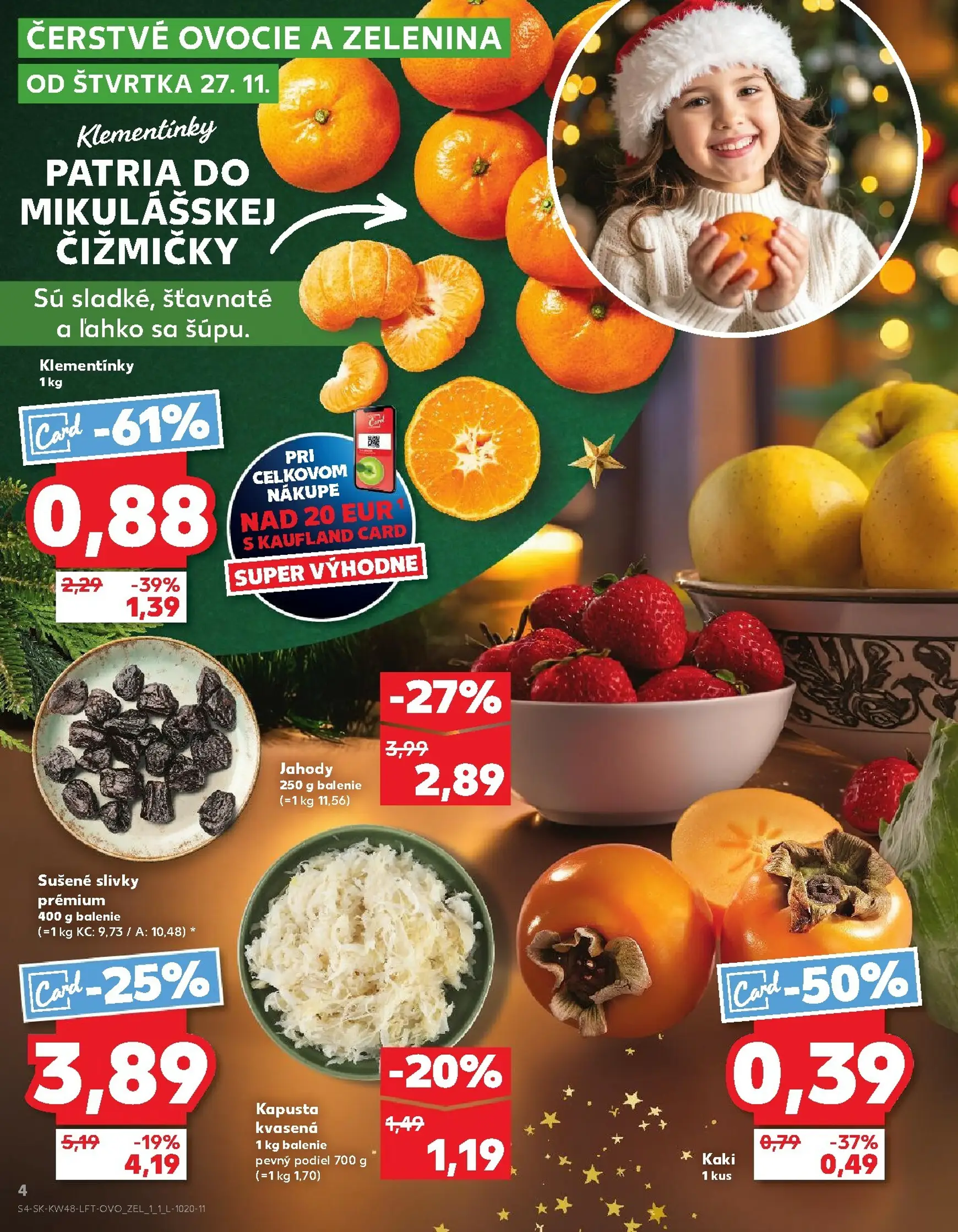 Page 4 of Aktuálny kaufland leták platný od štvrtka 27.11 do 03.12