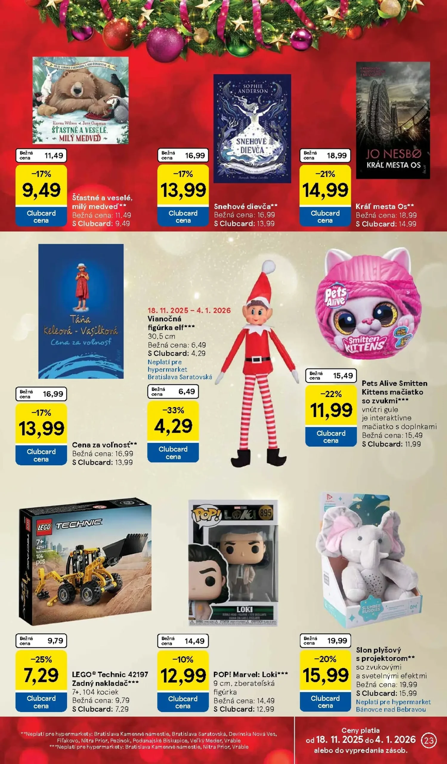 Page 23 of Aktuálny tesco leták platný od stredy 26.11 do 02.12