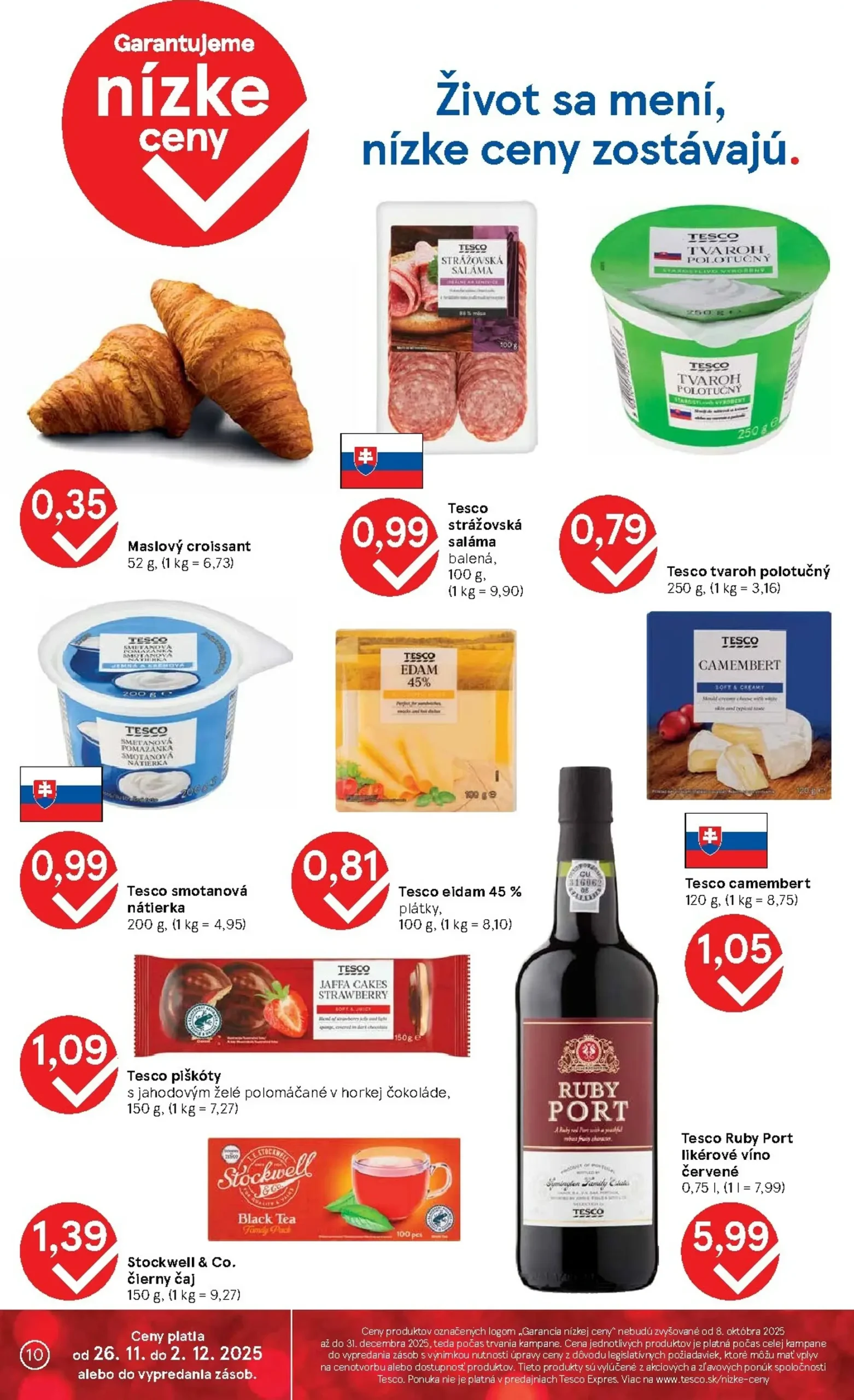 Page 10 of Aktuálny tesco leták platný od stredy 26.11 do 02.12