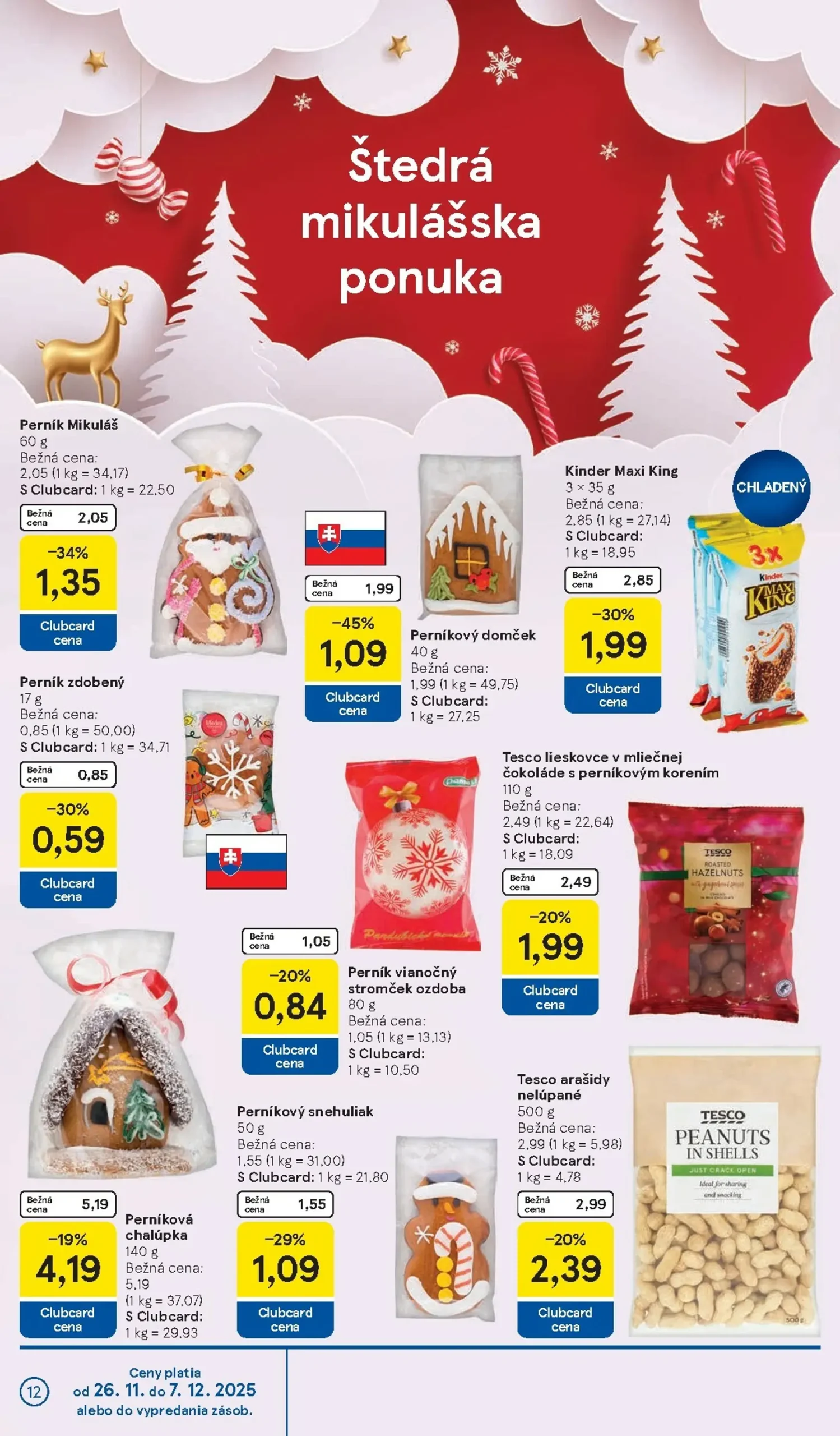 Page 12 of Aktuálny tesco leták platný od stredy 26.11 do 02.12