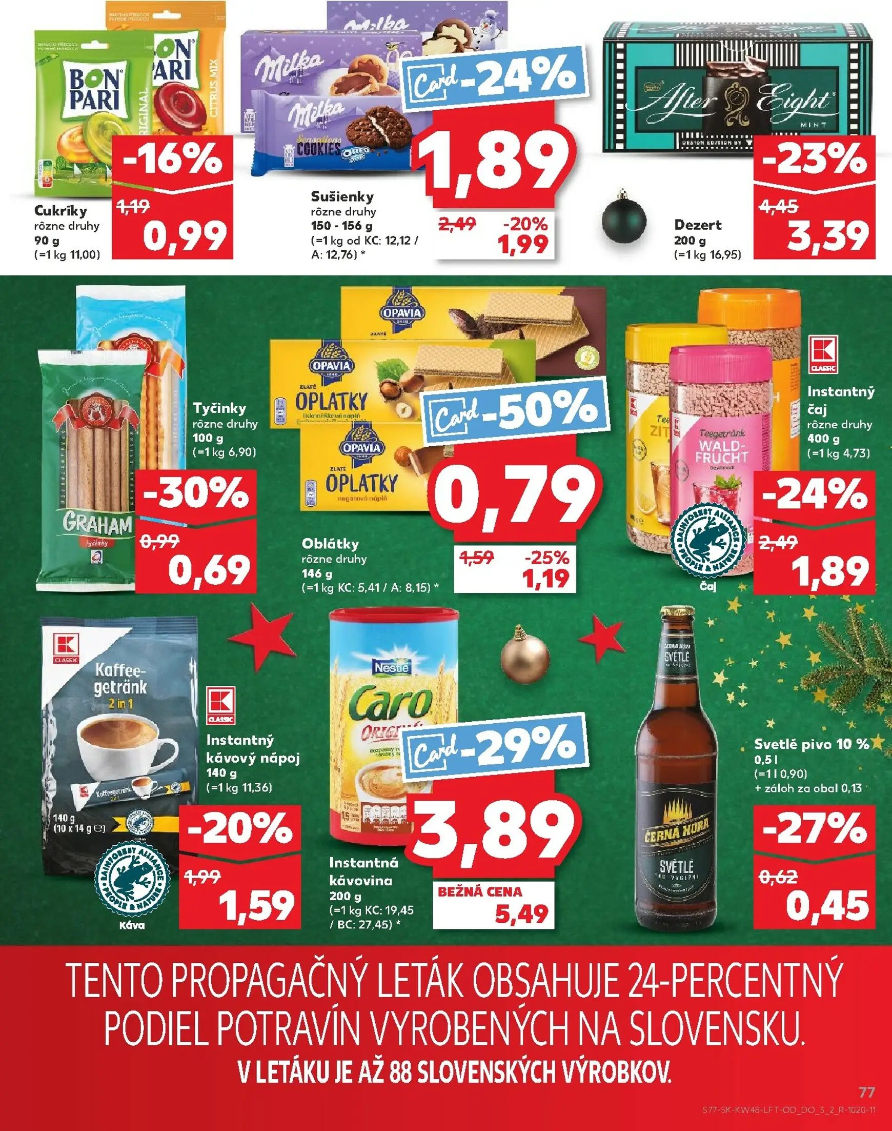 Page 77 of Aktuálny kaufland leták platný od štvrtka 27.11 do 03.12