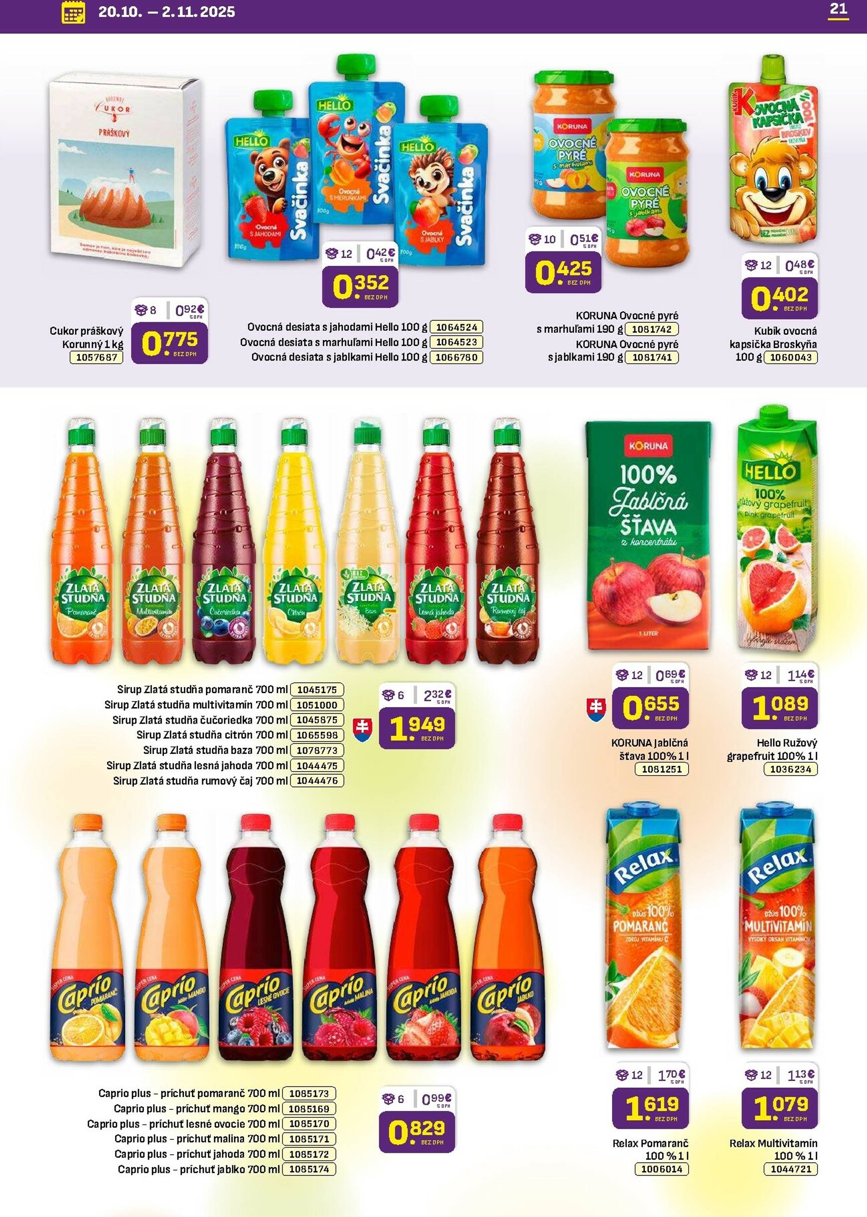 Page 21 of Aktuálny libex leták platný od pondelka 20.10 do 02.11