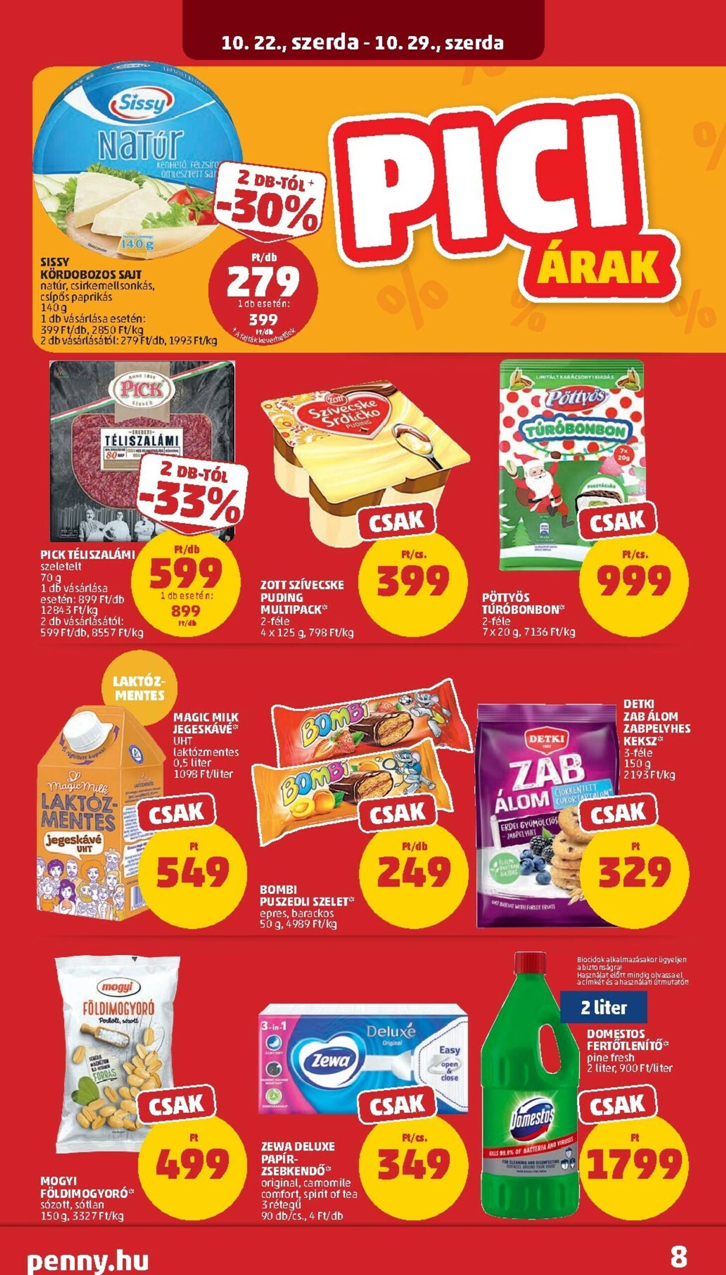Page 10 of Aktuálny penny-madarsko leták platný od stredy 22.10 do 29.10