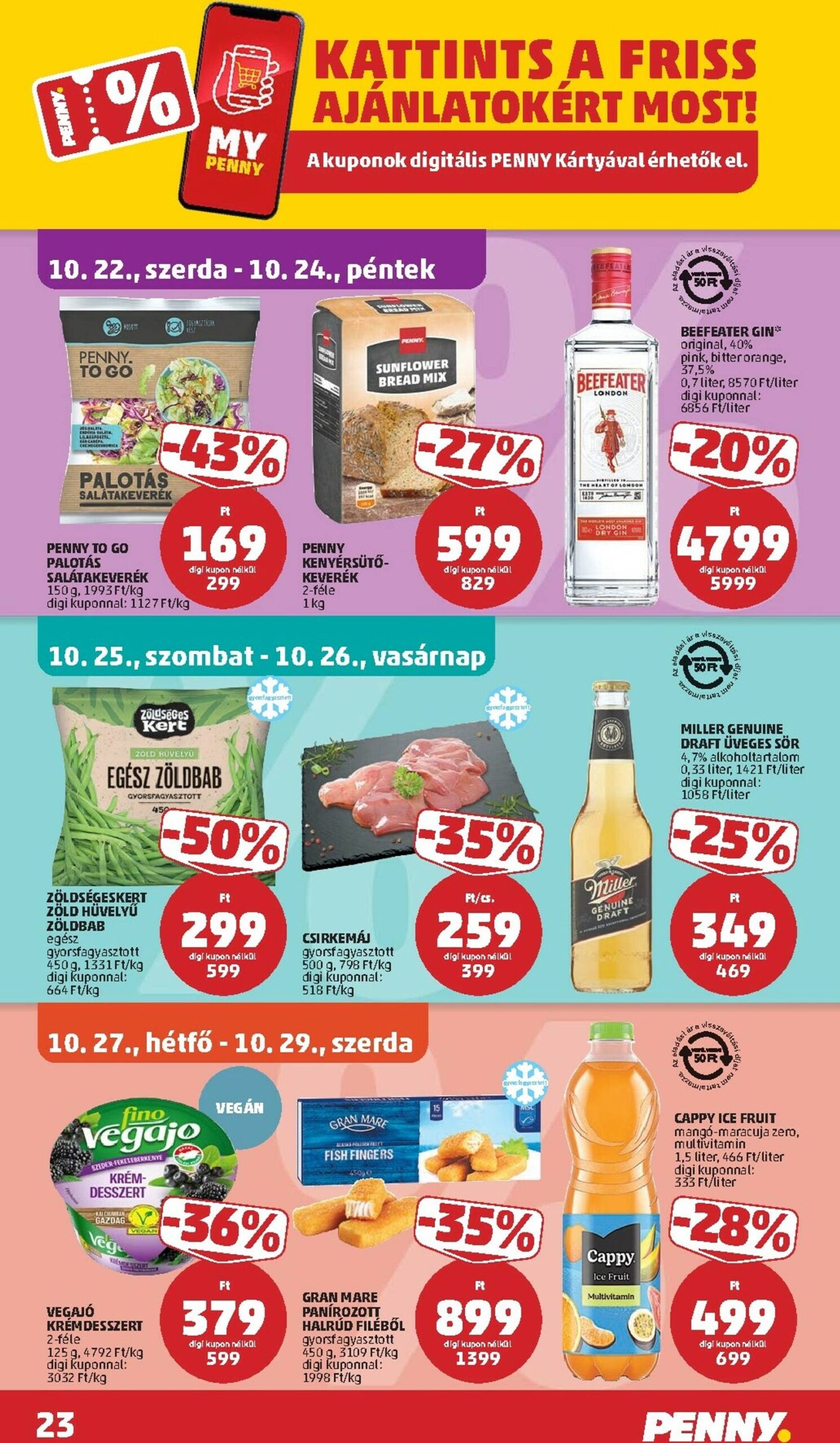 Page 29 of Aktuálny penny-madarsko leták platný od stredy 22.10 do 29.10