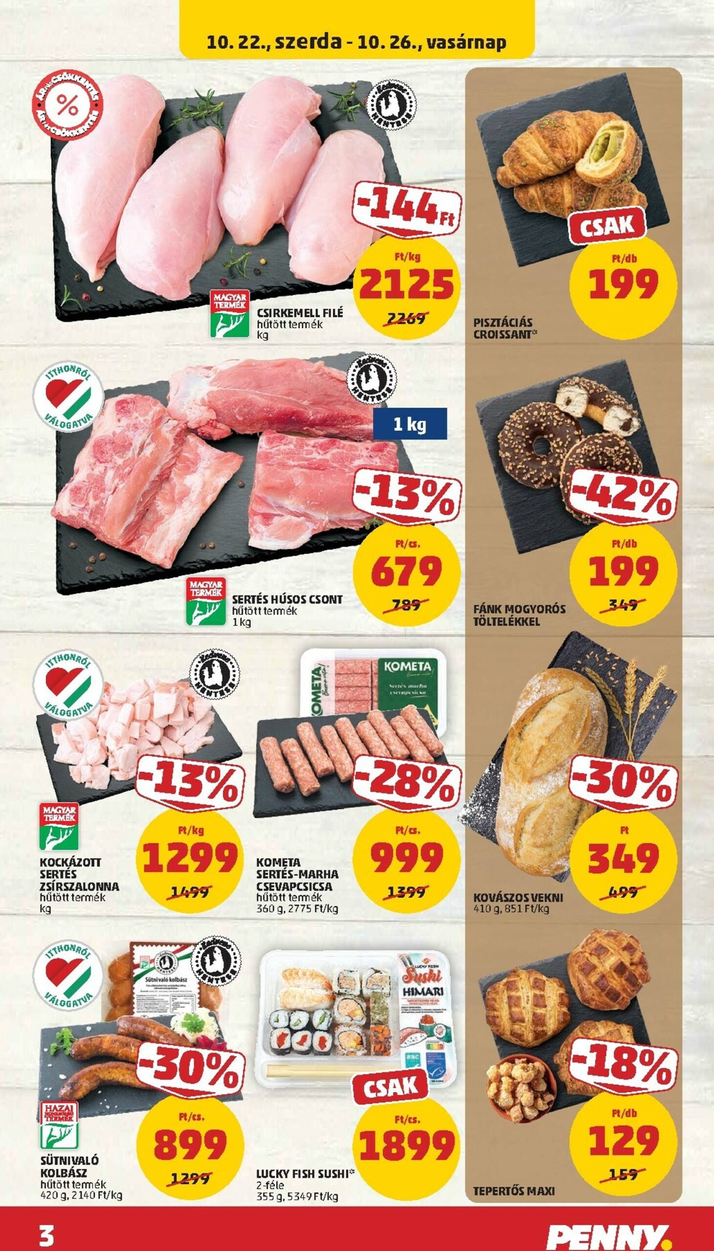 Page 3 of Aktuálny penny-madarsko leták platný od stredy 22.10 do 29.10