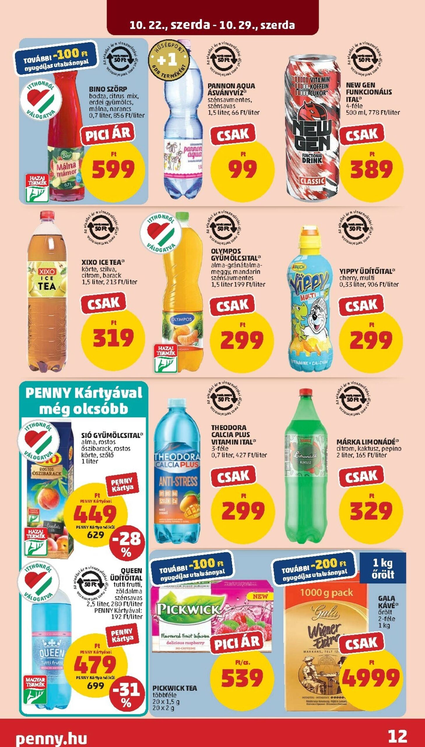 Page 16 of Aktuálny penny-madarsko leták platný od stredy 22.10 do 29.10