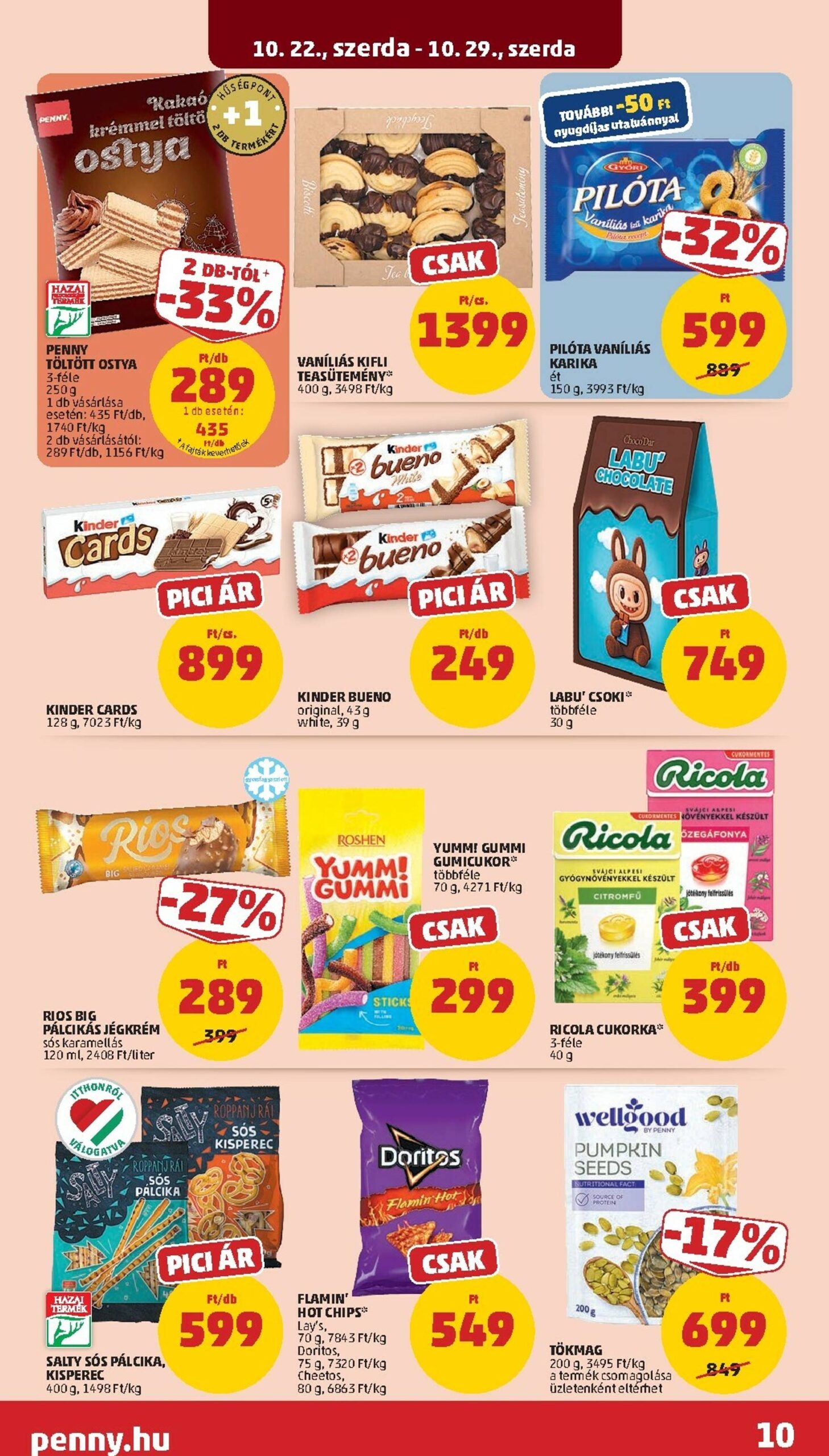 Page 14 of Aktuálny penny-madarsko leták platný od stredy 22.10 do 29.10