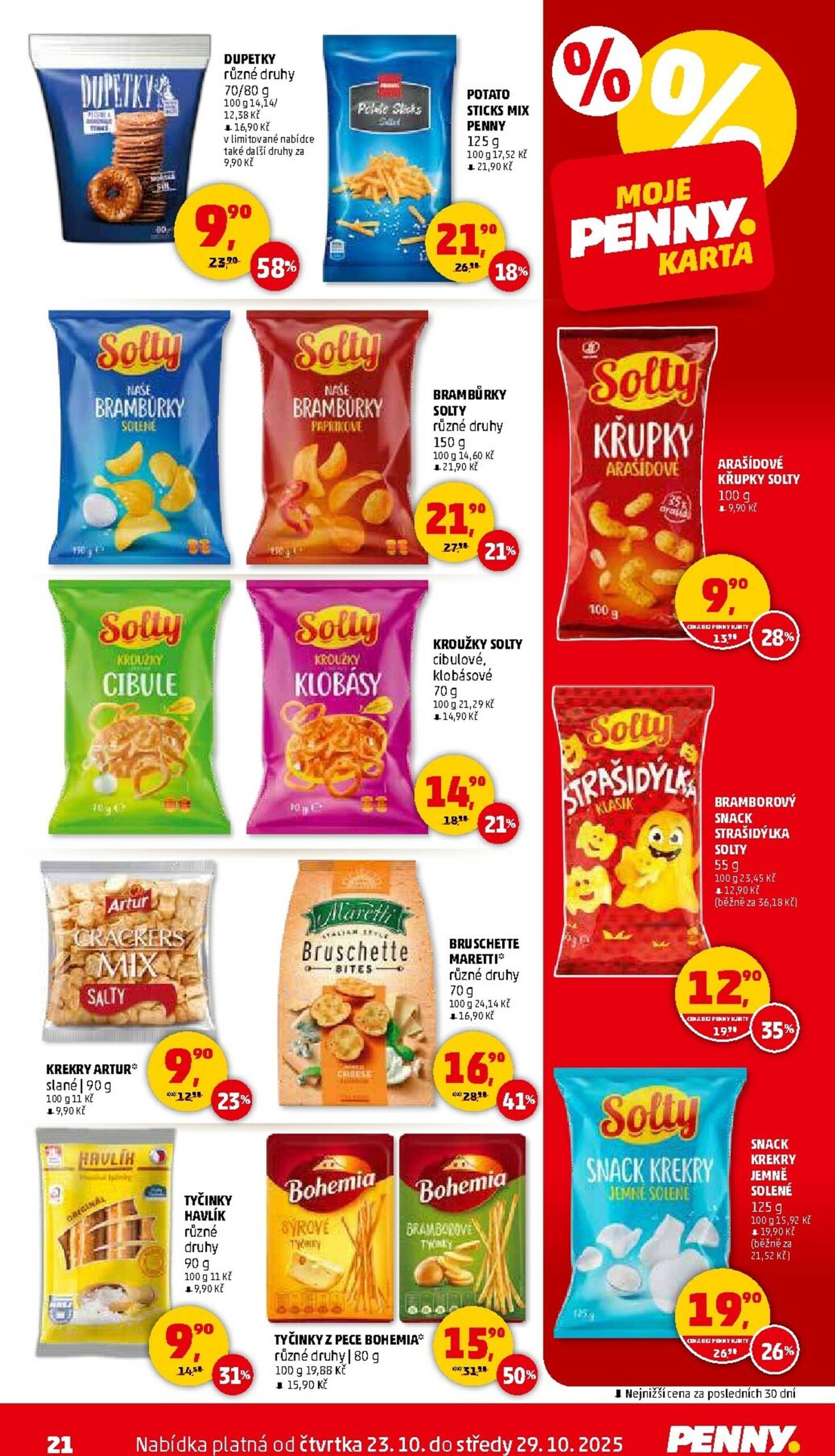 Page 21 of Aktuálny penny-cesko leták platný od štvrtka 23.10 do 29.10