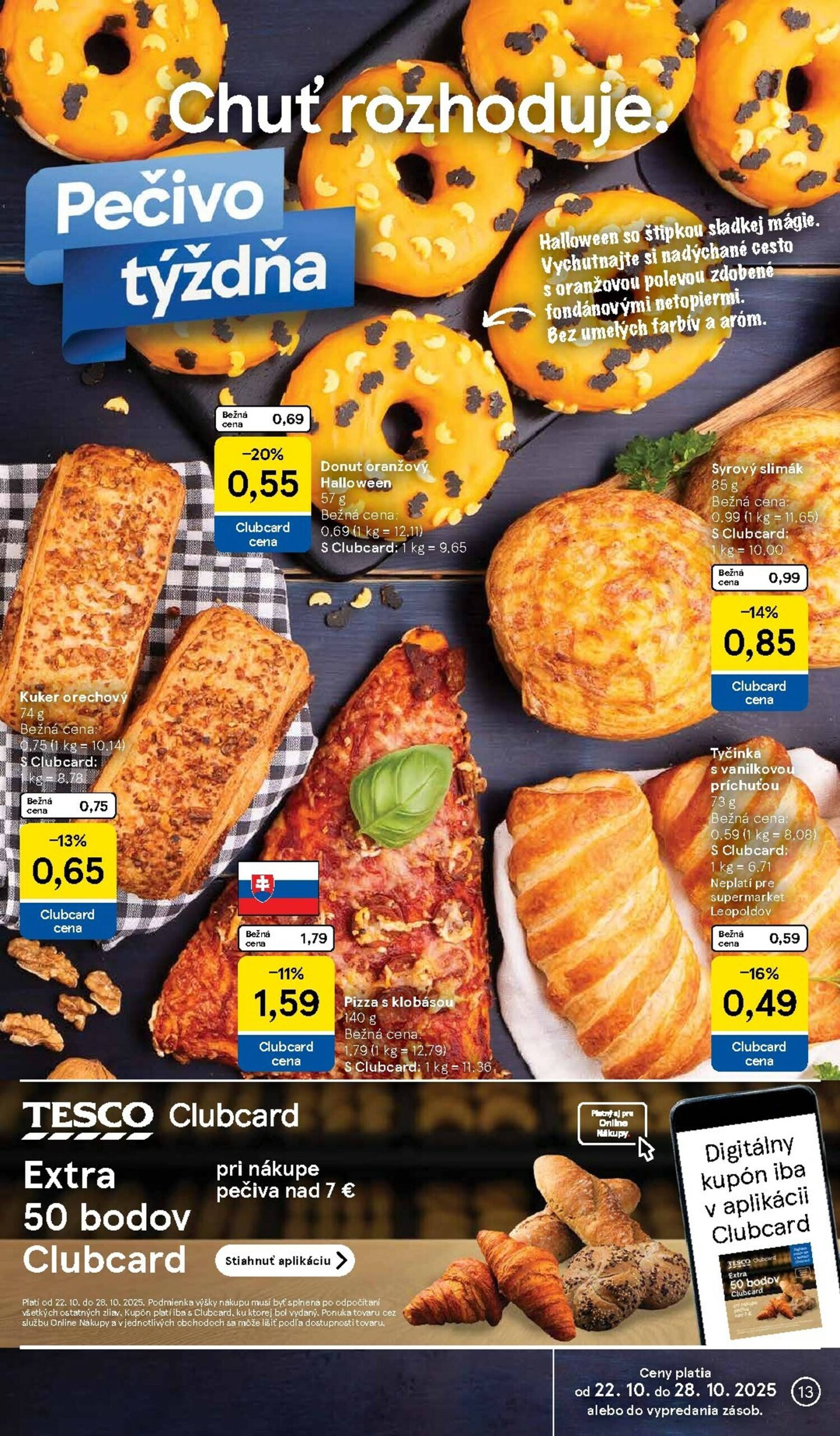 Page 13 of Aktuálny tesco leták platný od stredy 22.10 do 28.10
