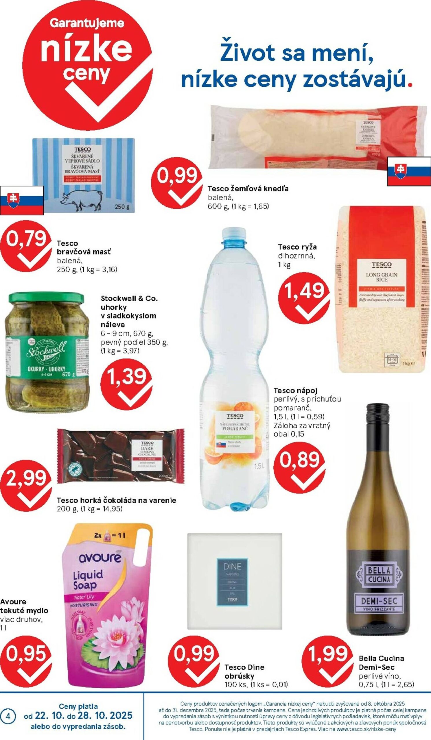 Page 4 of Aktuálny tesco leták platný od stredy 22.10 do 28.10