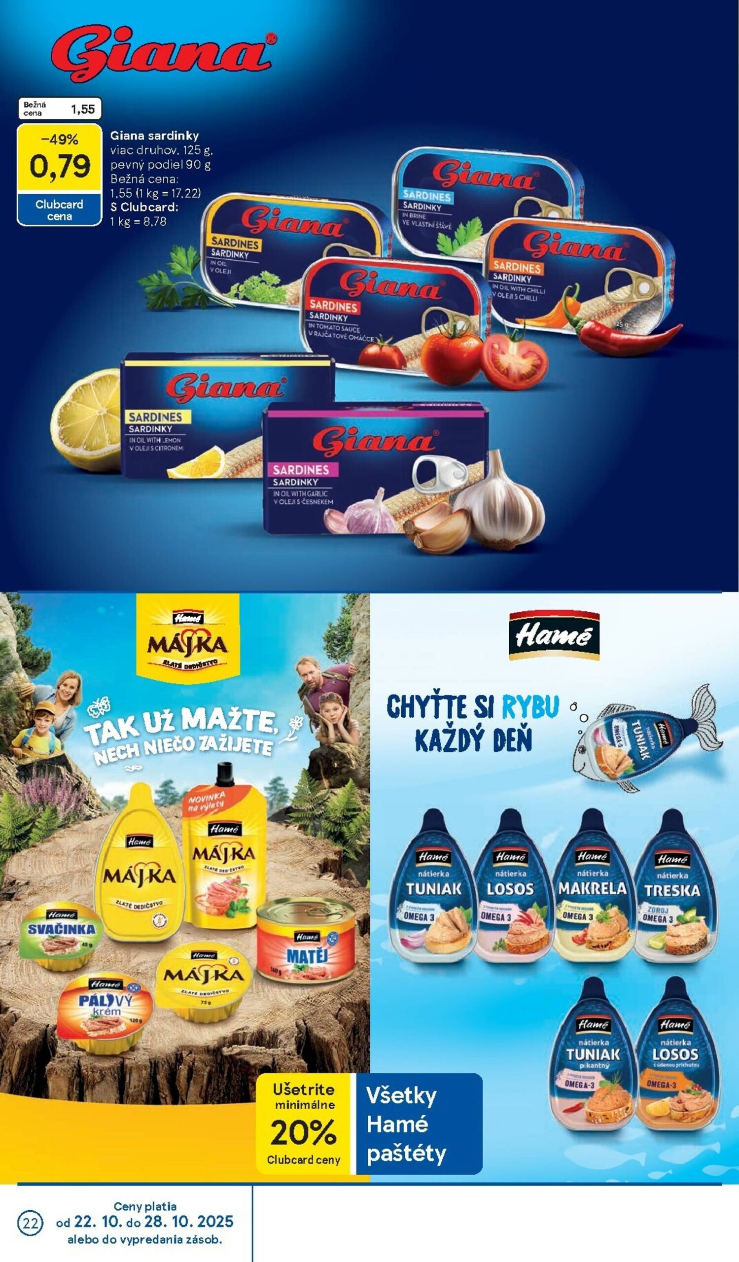 Page 22 of Aktuálny tesco leták platný od stredy 22.10 do 28.10