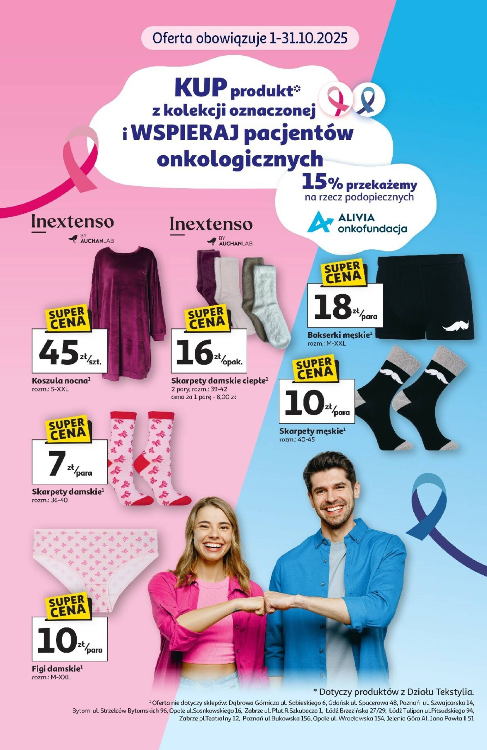 Page 1 of Aktuálny auchan-polsko leták platný od stredy 01.10 do 31.10