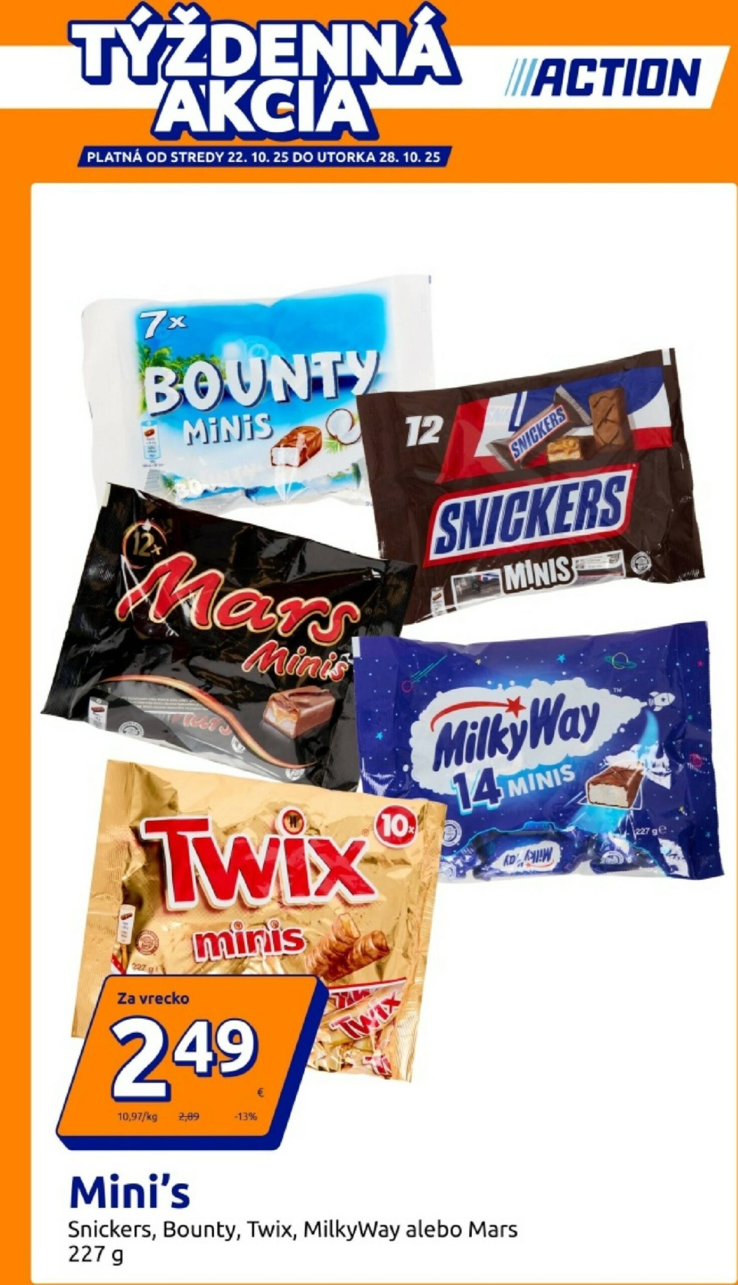 Page 1 of Aktuálny action leták platný od stredy 22.10 do 28.10