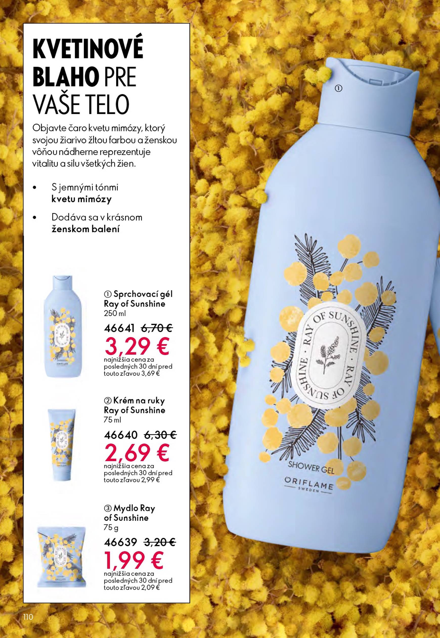 Page 110 of Aktuálny oriflame leták platný od stredy 22.10 do 11.11