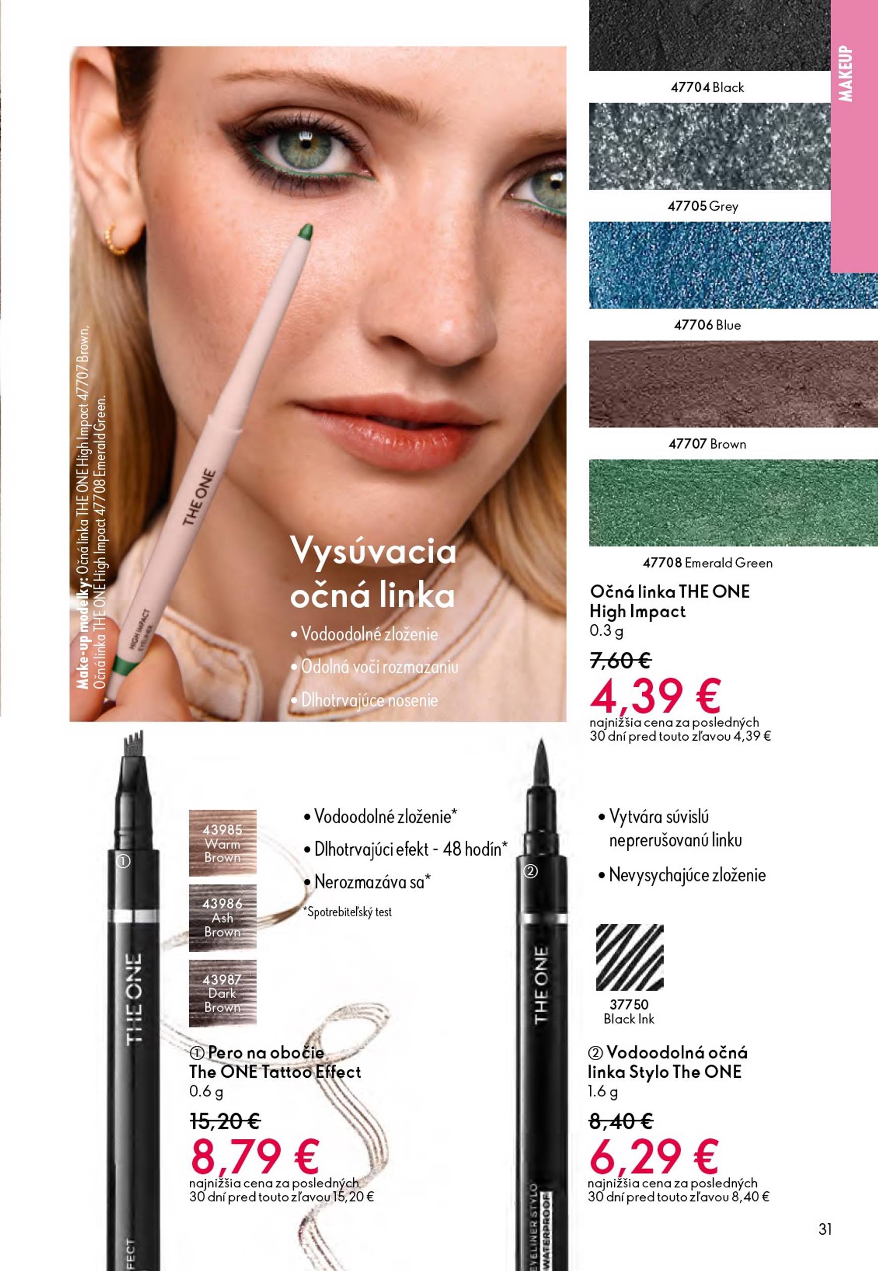 Page 31 of Aktuálny oriflame leták platný od stredy 22.10 do 11.11