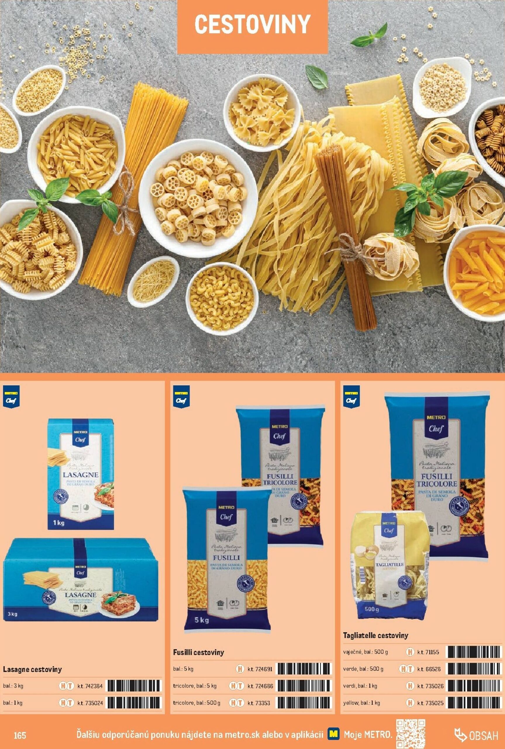 Page 165 of Aktuálny metro leták platný od stredy 01.10 do 31.12