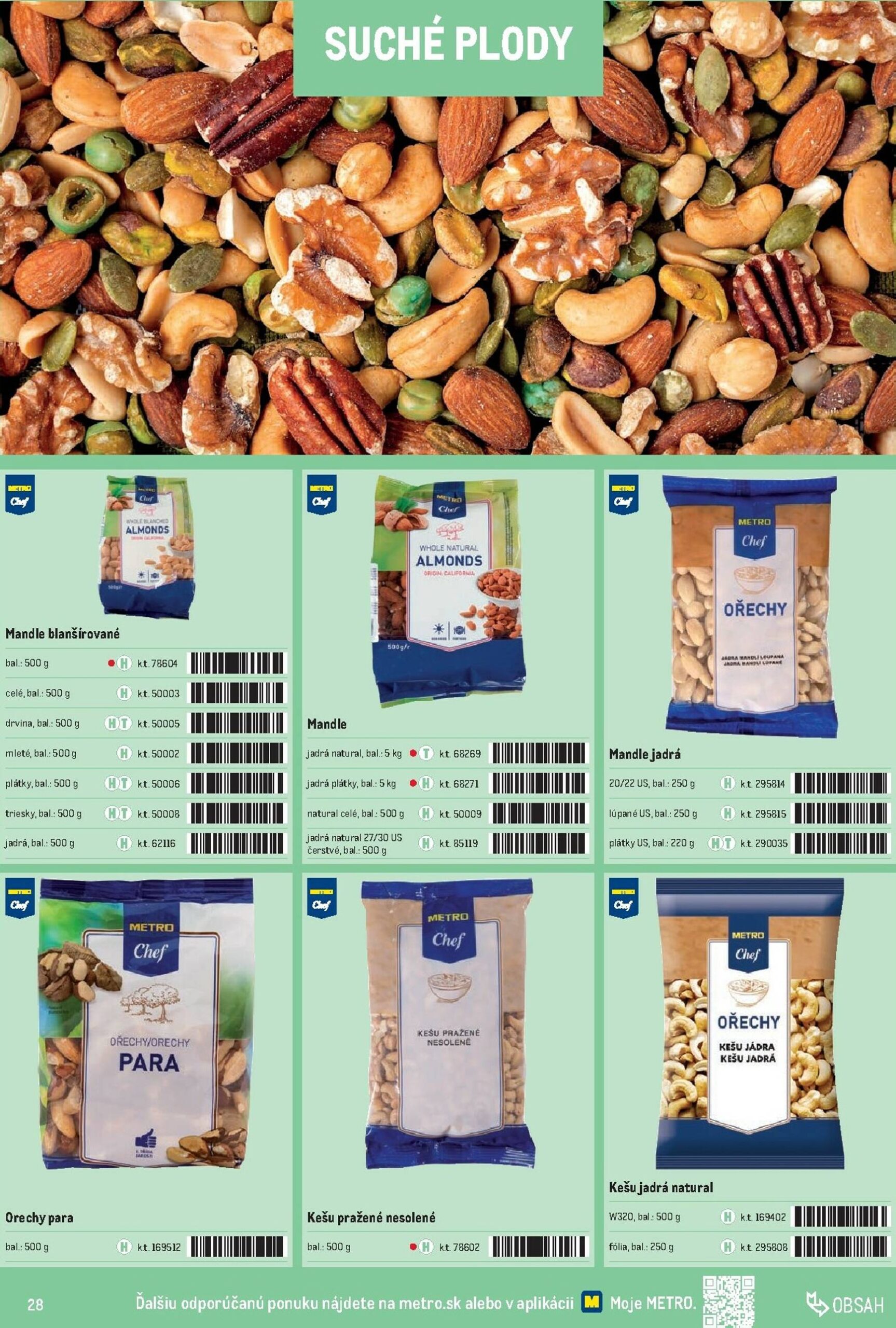 Page 28 of Aktuálny metro leták platný od stredy 01.10 do 31.12