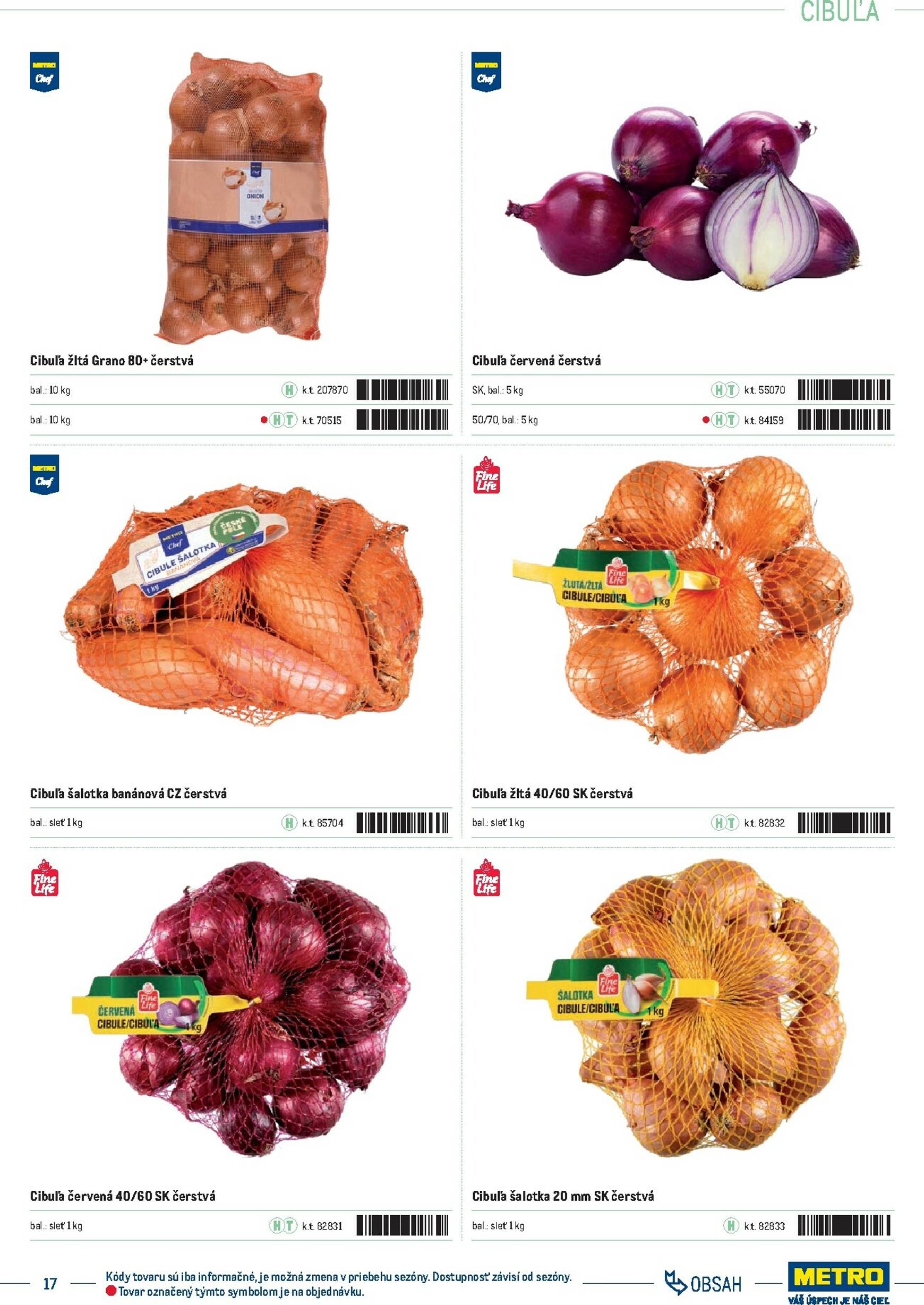 Page 17 of Aktuálny metro leták platný od stredy 01.10 do 31.12