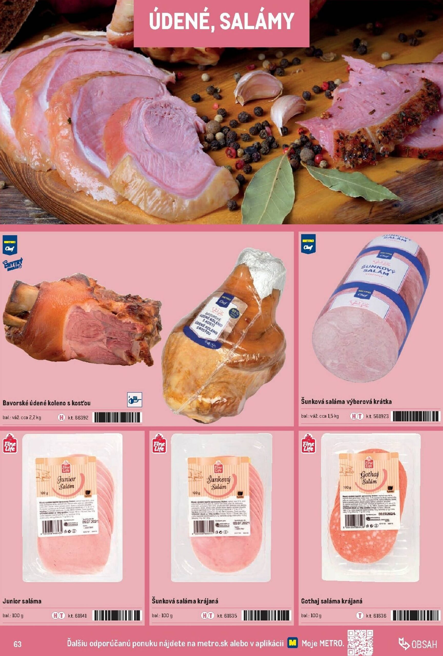 Page 63 of Aktuálny metro leták platný od stredy 01.10 do 31.12