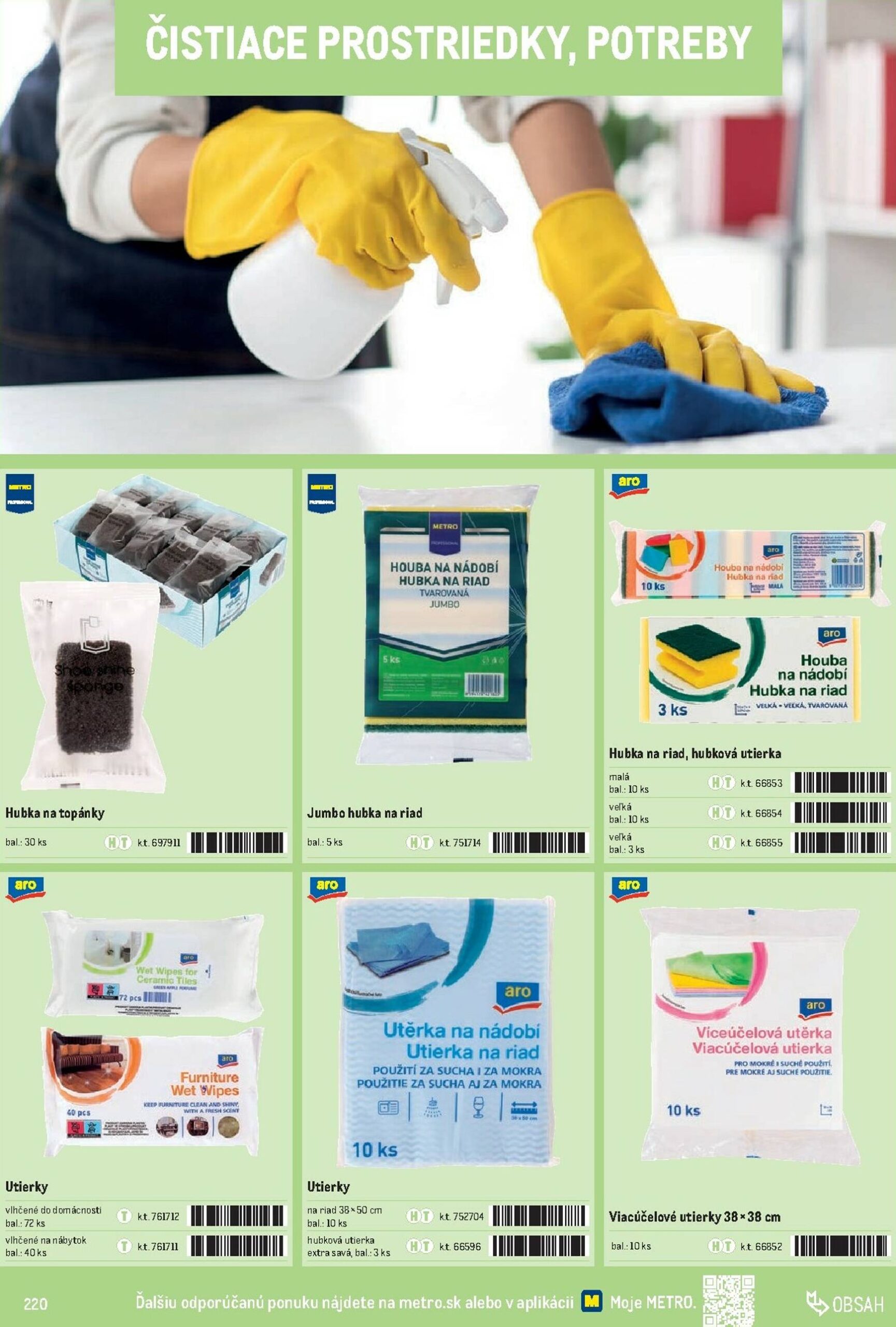 Page 220 of Aktuálny metro leták platný od stredy 01.10 do 31.12