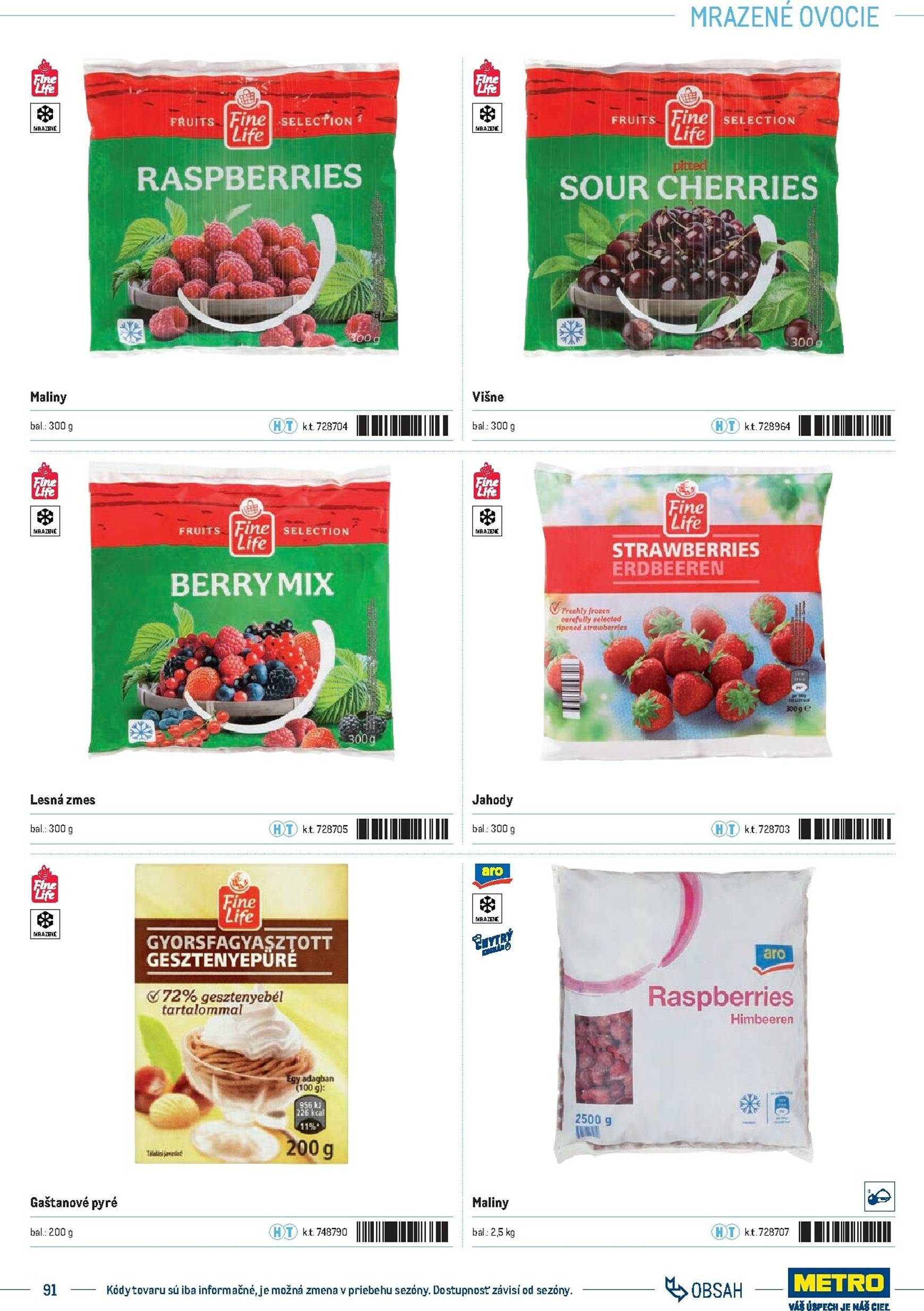 Page 91 of Aktuálny metro leták platný od stredy 01.10 do 31.12