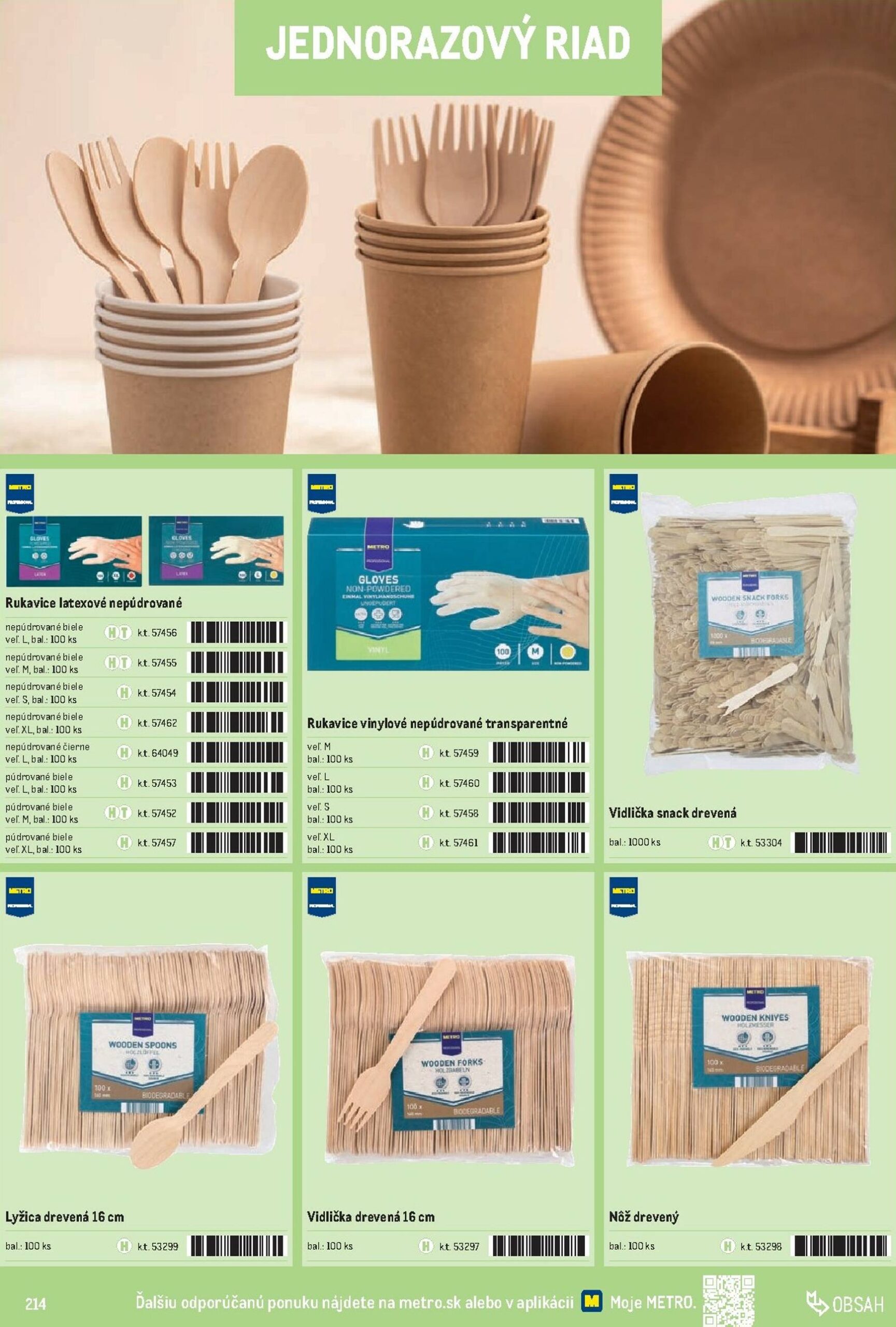 Page 214 of Aktuálny metro leták platný od stredy 01.10 do 31.12