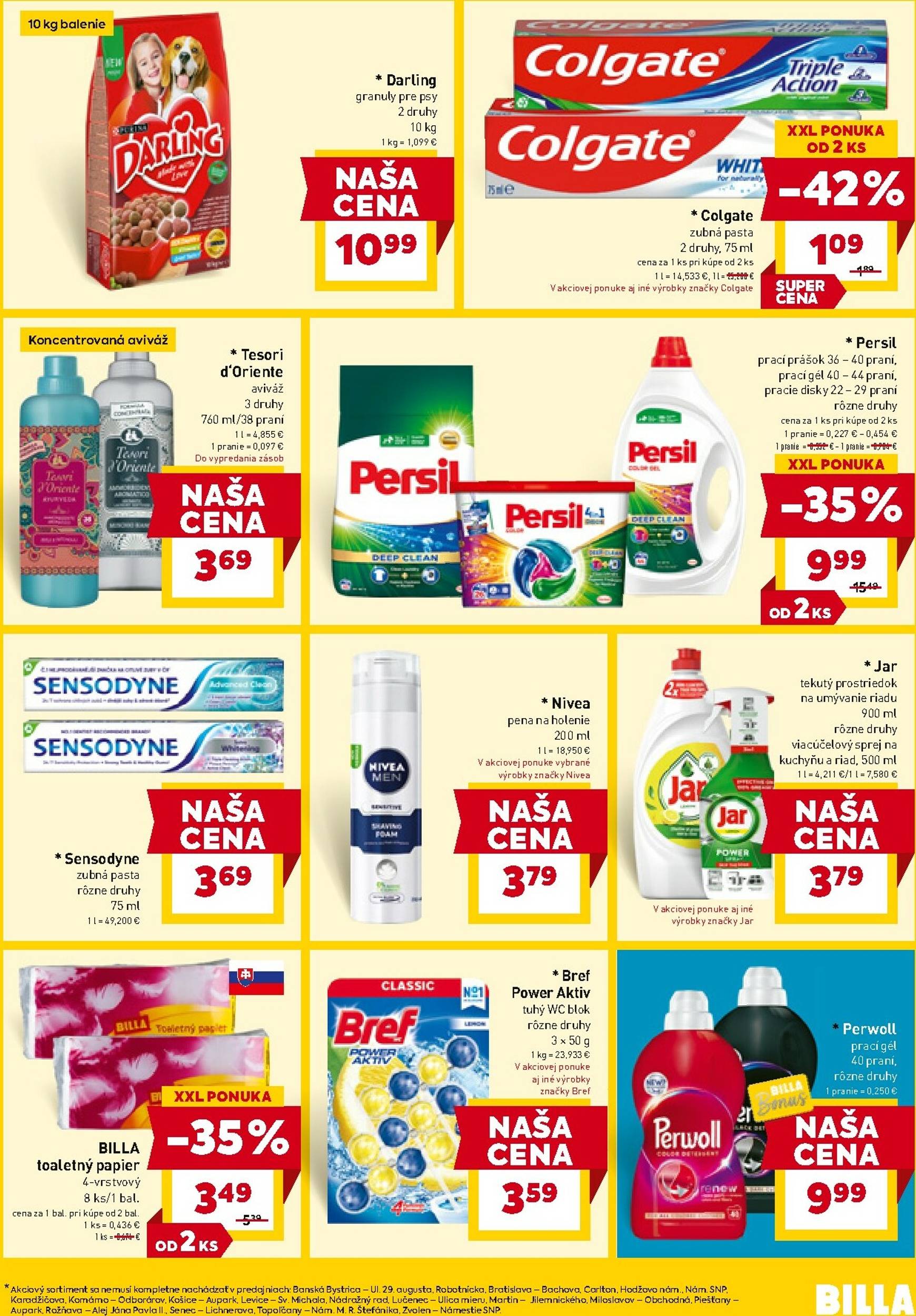 Page 20 of Aktuálny billa leták platný od stredy 22.10 do 28.10