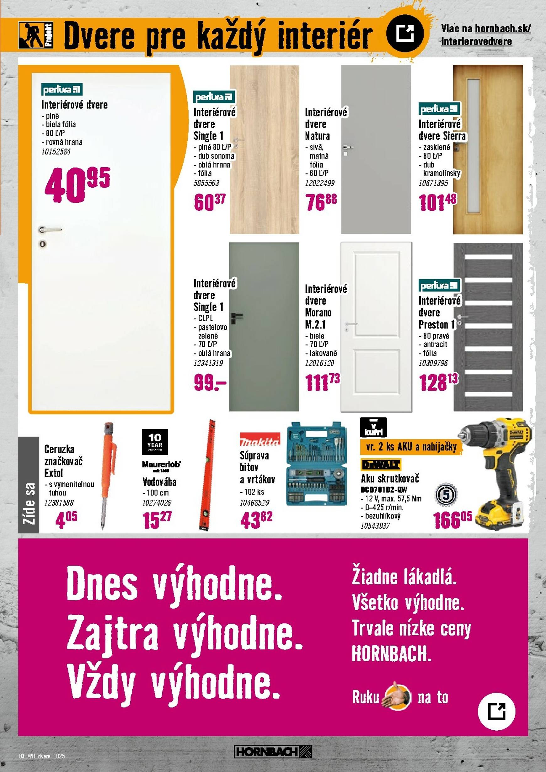 Page 3 of Aktuálny hornbach leták platný od stredy 22.10 do 05.11