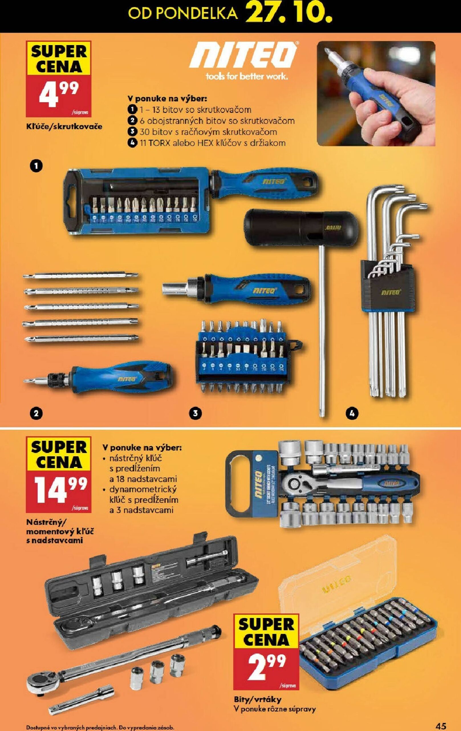 Page 45 of Aktuálny biedronka leták platný od štvrtka 23.10 do 29.10