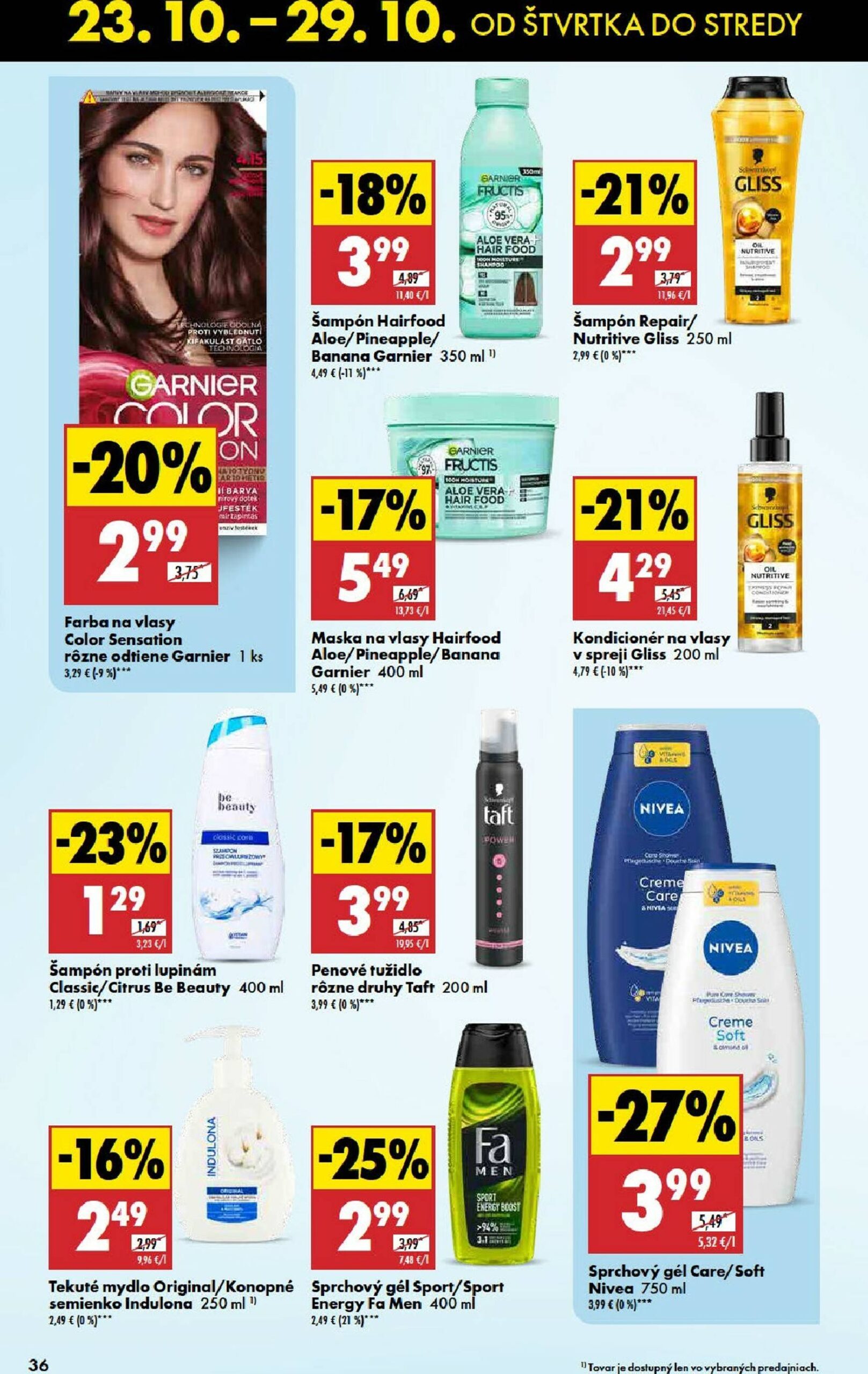 Page 36 of Aktuálny biedronka leták platný od štvrtka 23.10 do 29.10