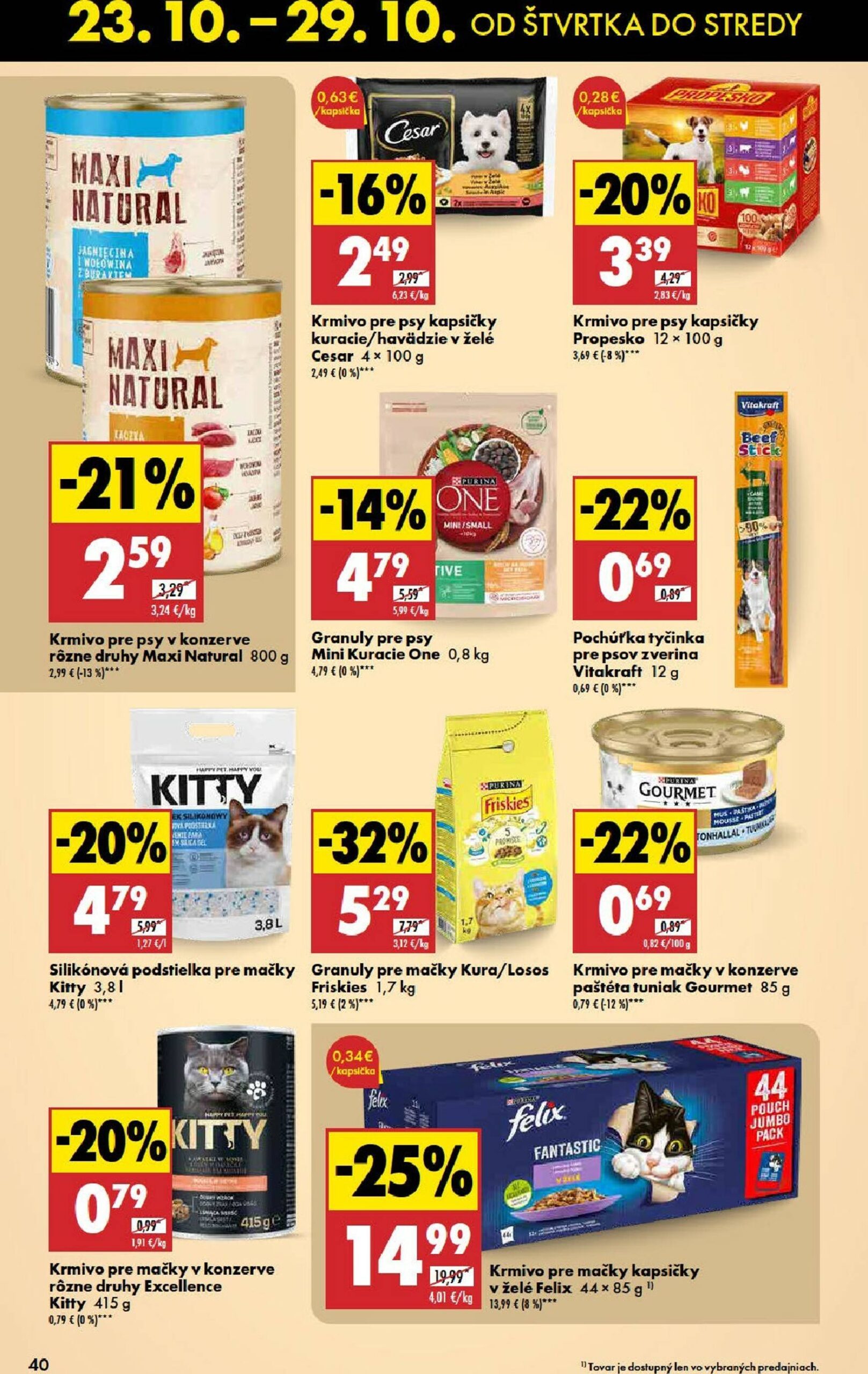 Page 40 of Aktuálny biedronka leták platný od štvrtka 23.10 do 29.10